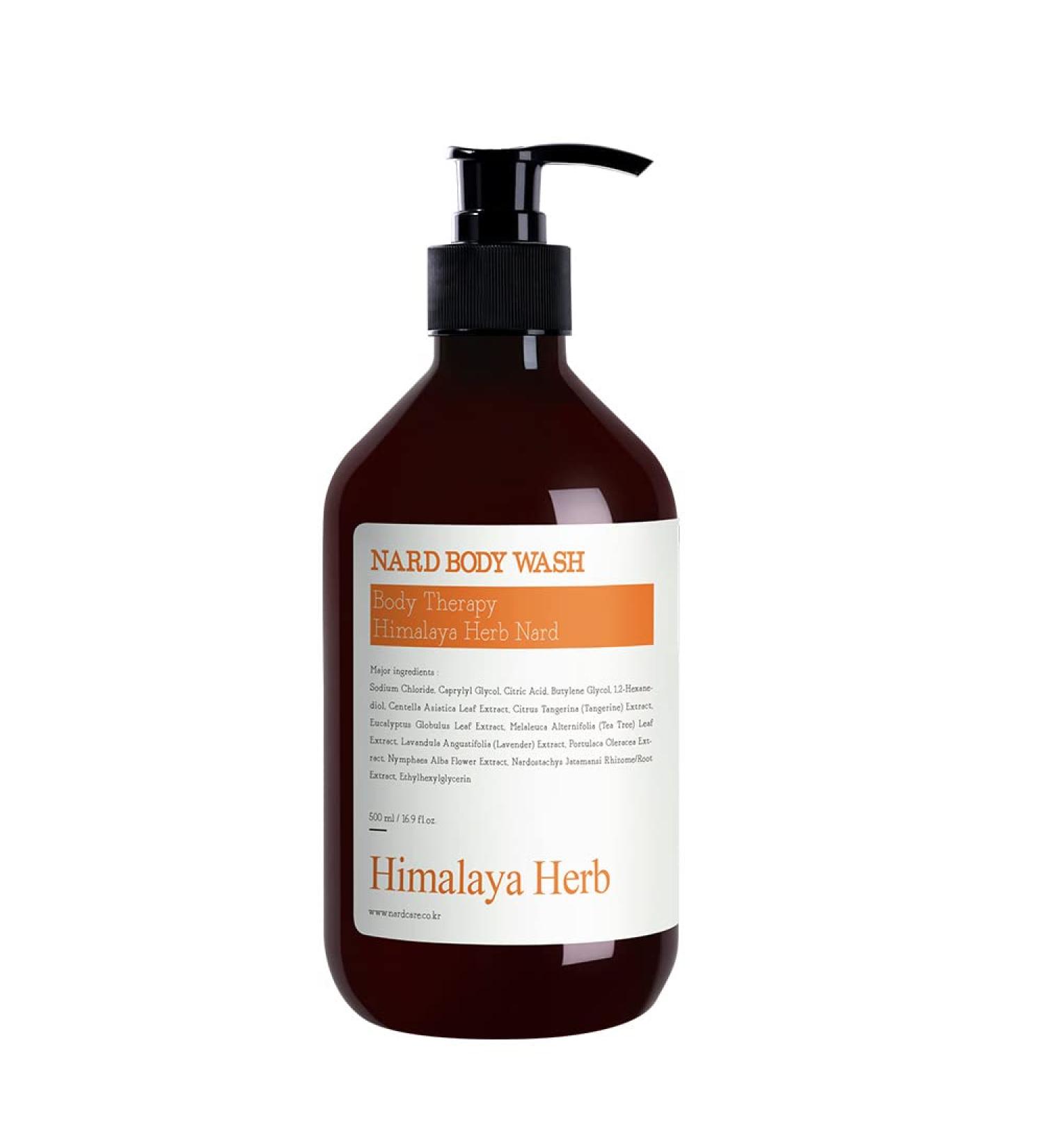 NARD Tangerine Eucalyptus Body Wash 16.9 Fl. Oz - Moisturizing Shower Gel for Pore and Dead Skin Cell Care - With Tea Tree Extract and Citric Acid - Natural Ingredients for Nourished Skin - Buy Online on GoSupps.com