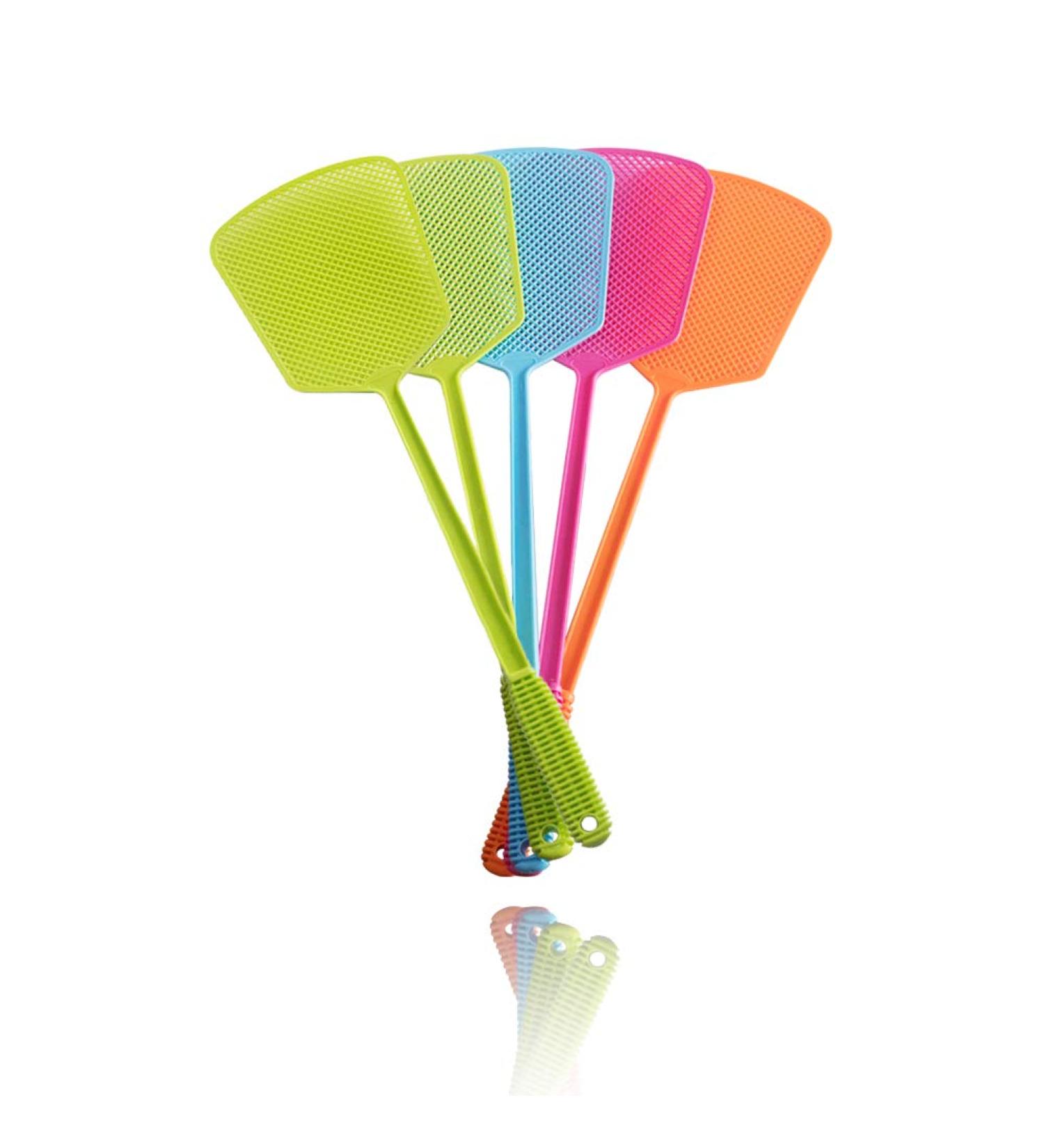 ValueHall Fly Swatter 5 Pack - Multi-Colored Plastic Fly Swatters for Indoor & Outdoor Use | V7024C - Buy Online on GoSupps.com