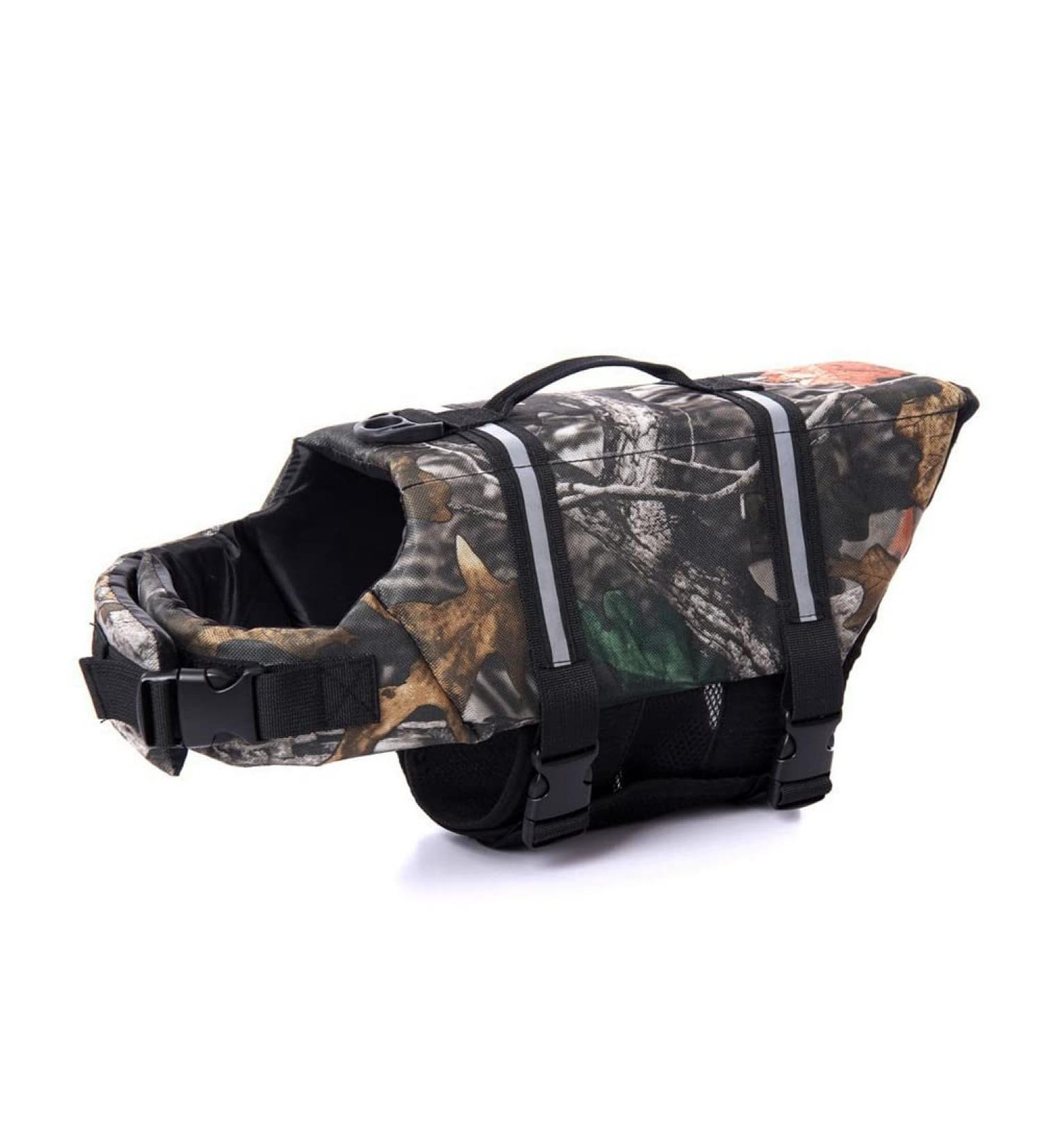 Buy Shtgoi Dog Chest Reflective Rescue Vest - Safety Swim Suits for Dogs | Camouflage XXL - Buy Online on GoSupps.com