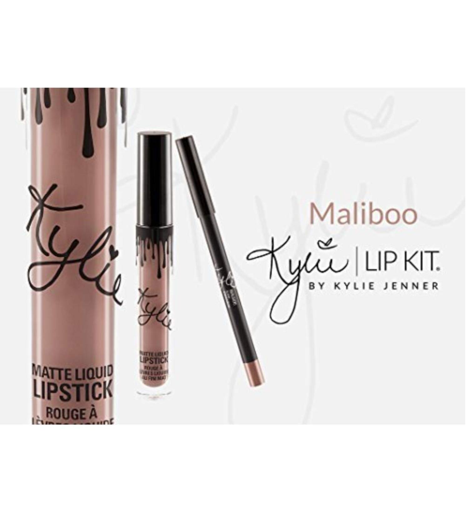 Kylie Cosmetics Lip Kit Maliboo Liquid Lipstick and Liner