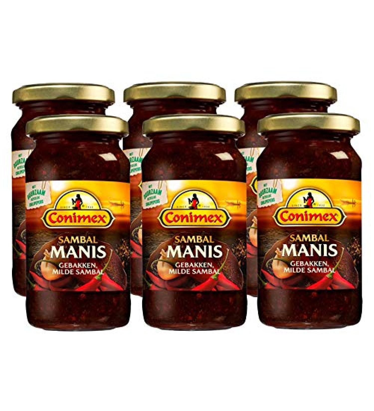 6 x Conimex Sambal Manis 200 g - Buy Online on GoSupps.com