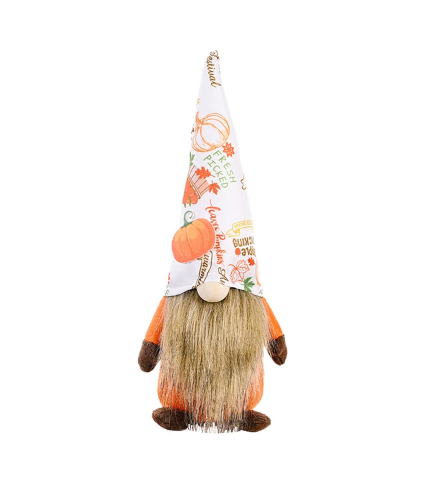 Cabilock Gnome Swedish 1pc Harvest Faceless Doll Decor Halloween Gnome Ornaments Plushie Faceless Gnome Doll Window Reward Assorted Color 1 28x7x6cm - Buy Online on GoSupps.com