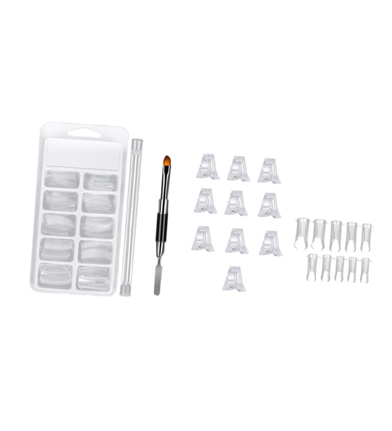 DOITOOL 2 Sets Nail Set Nail Forms Salon Nail Gel Manicure Kit Diy Nail Forms Nail Tips Clips Nails Kits Manicure Accessory Kit De Manicura Nail Clips Tool Abs Finger Clip - Buy Online on GoSupps.com