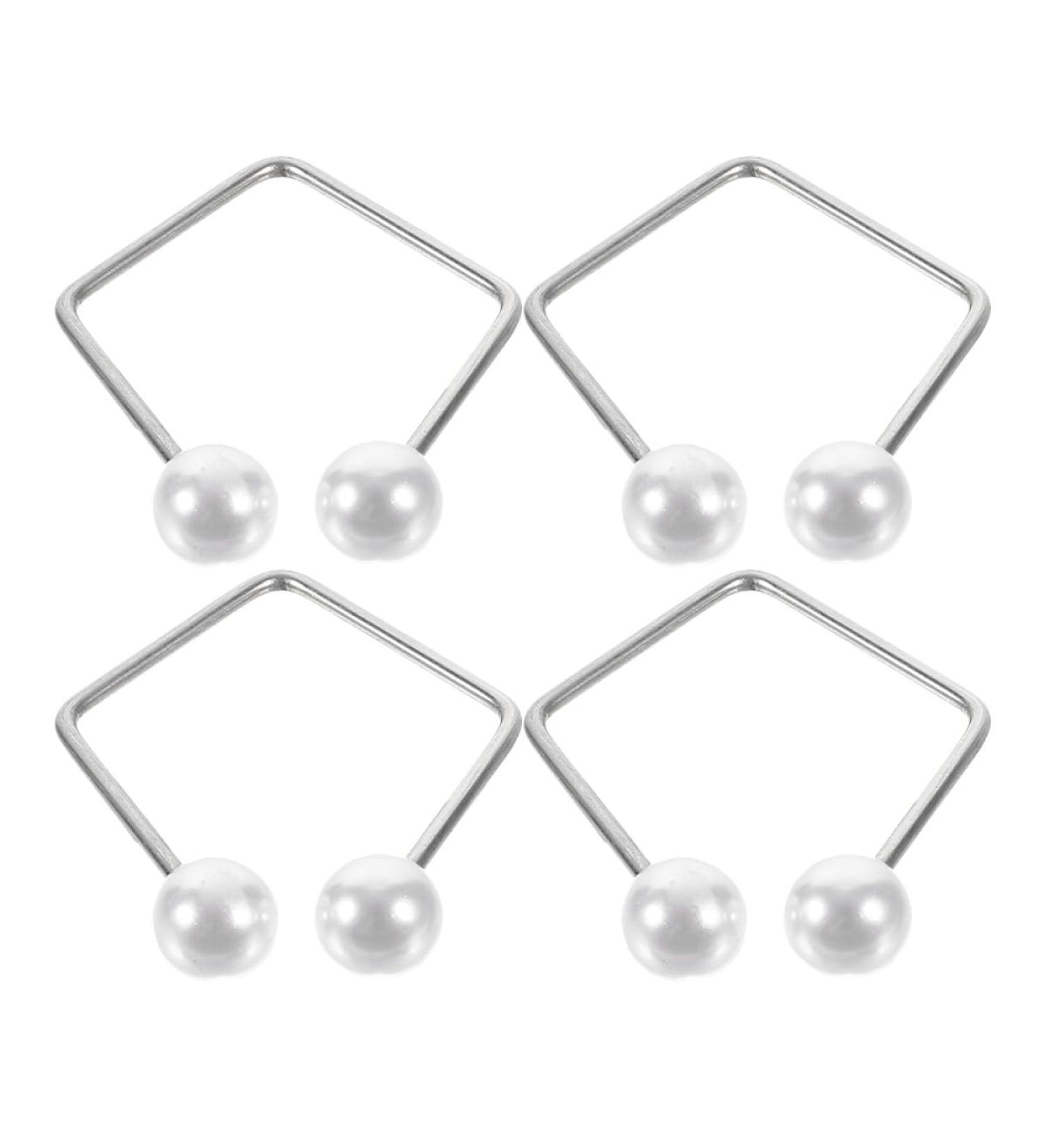 IMIKEYA Entra neur pour Fossettes Faciales 4 Pi ces en Titane et Perles Blanches Appareil D Exercice pour Joues Cr ateur de Fossettes M talliques Outil de Tonification Visage Mixte - Buy Online on GoSupps.com