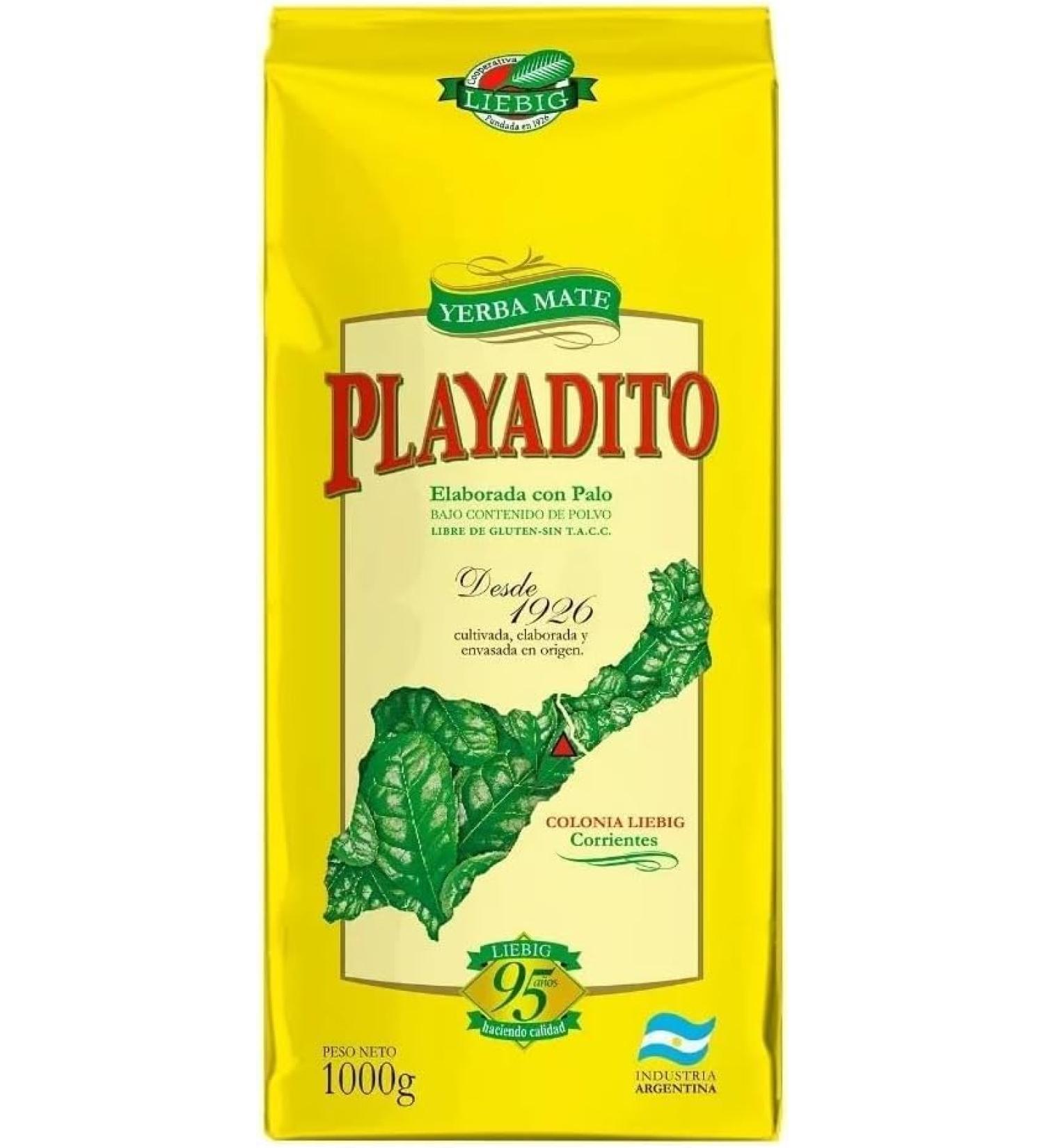 Yerba Mate Playadito 1000Gr 1 Pack 1000 - Buy Online on GoSupps.com