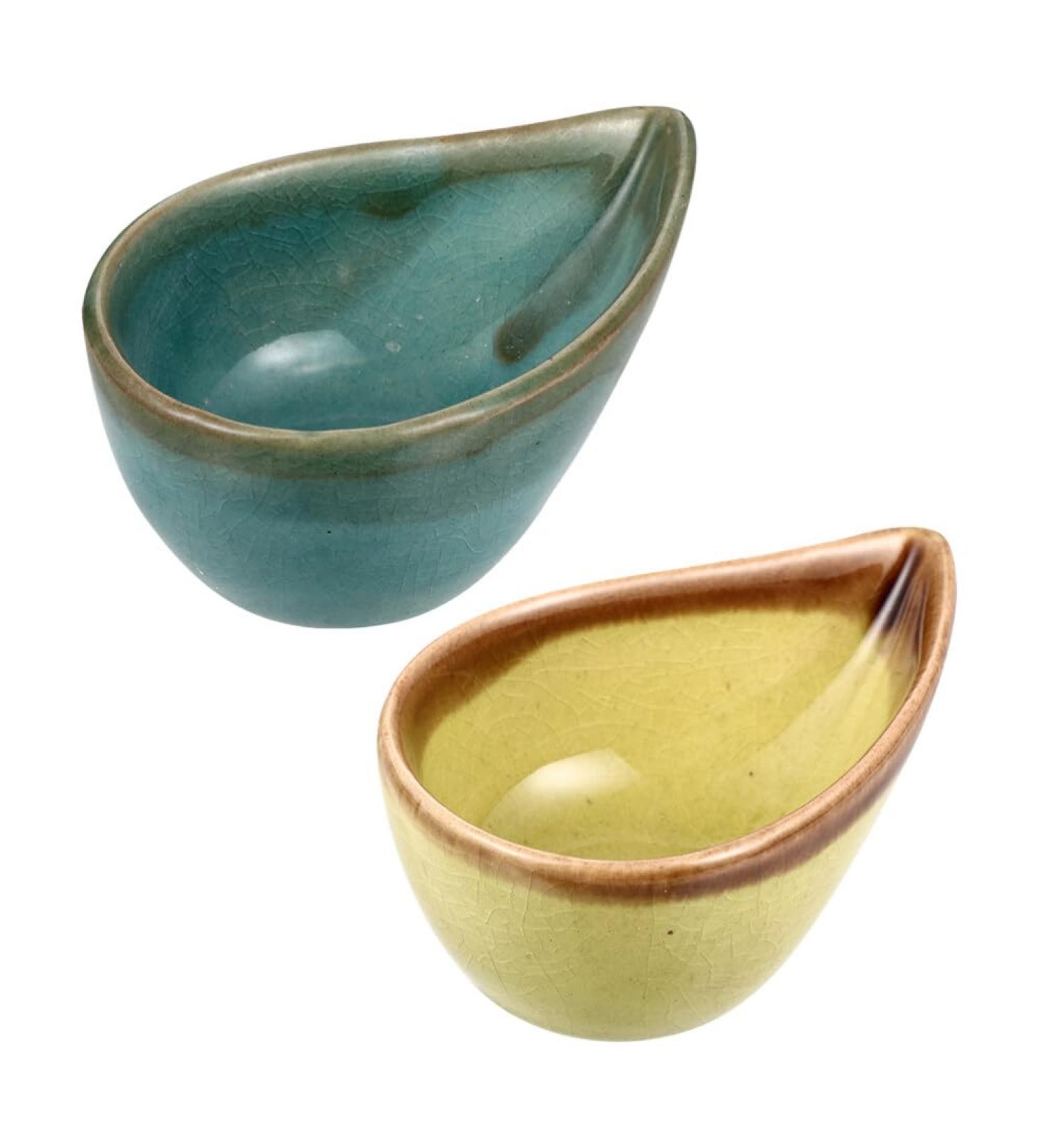 Buy Lurrose 2-Piece Ceramic Bowls Set for Essential Oils Diffuser | Perfect for Fragrance Snacks & Facial Masking | International Shipping Available - Buy Online on GoSupps.com