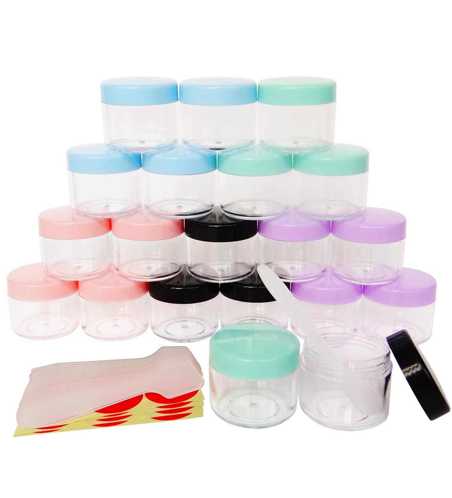 Greatforu 20 Pack 20ml Empty D schen - Versatile Cosmetic Containers for Nail Art Makeup Creams Ointments Powders and Lip Balm - Ideal for DIY Projects - Buy Online on GoSupps.com