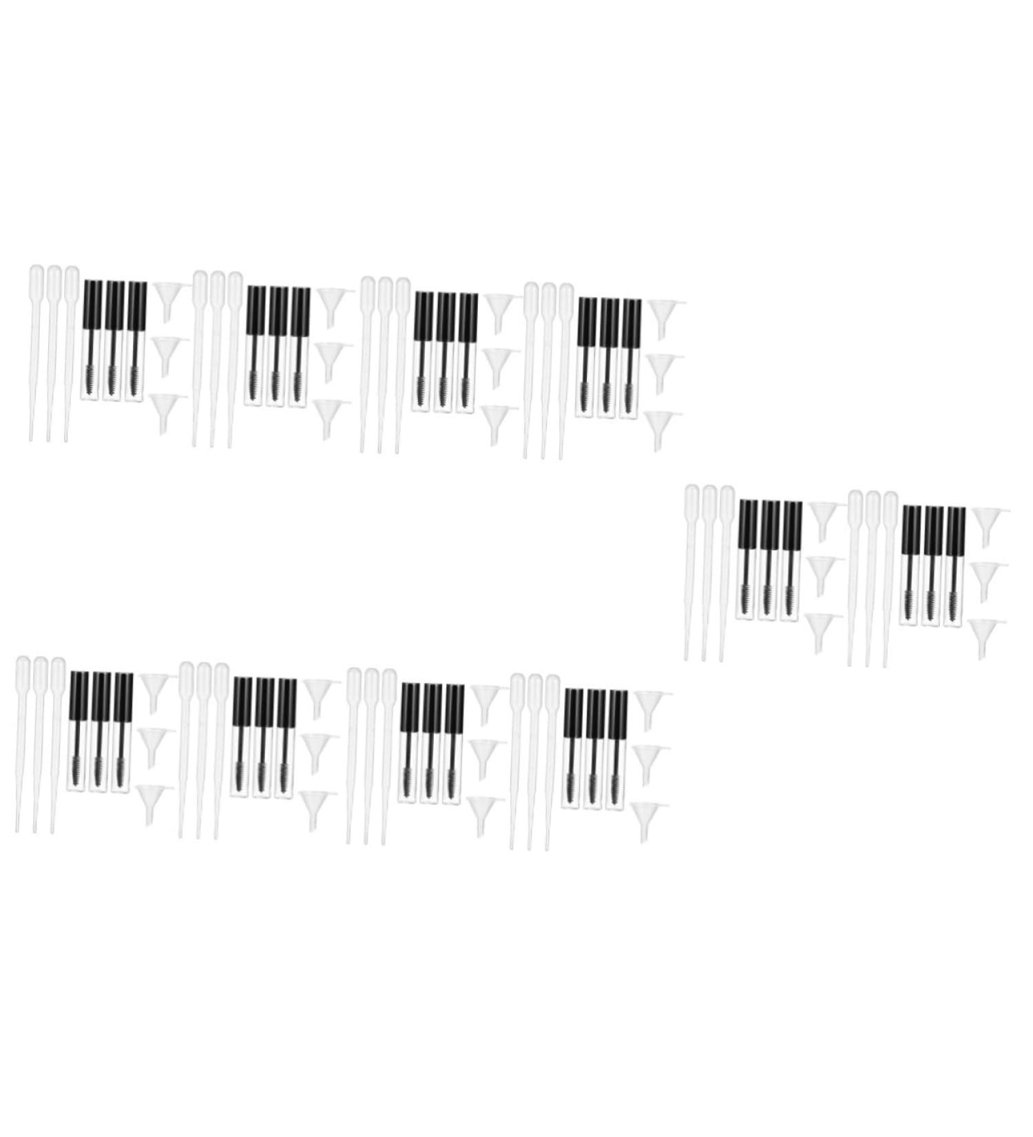 Didiseaon 10 Sets Mascara Tube Plastic Bottles with Glass Straw Clear Mascara for Eyelashes Travel Liquid Vial - Buy Online on GoSupps.com
