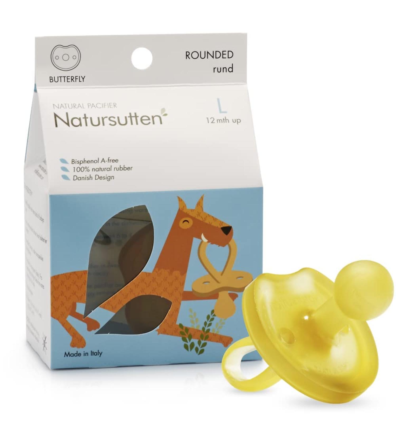 Organic Butterfly Cherry Shape Pacifier - Size L (12+ Months) | Safe Eco-Friendly & Comfortable - Buy Online on GoSupps.com