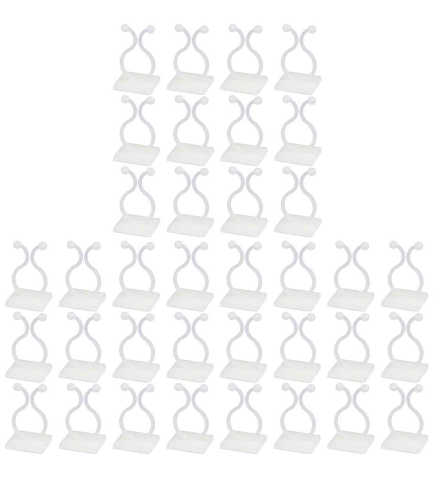 OSALADI 300 Pcs Adhesive Wire Holder Suction Cup Holder Cord Holders Plant Fixing Tools Power Cable To Climb 3.5X2X2CM White - Buy Online on GoSupps.com