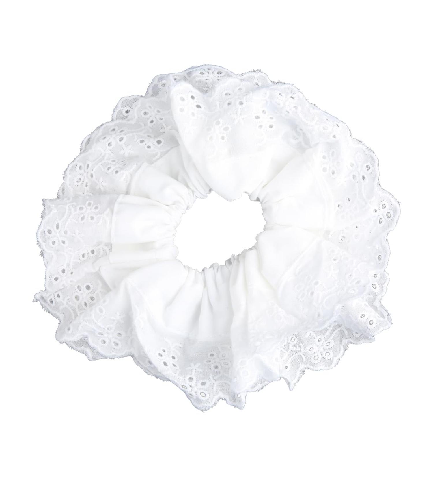 Thyonta White Lace Hair Bands Large Double Lace Beautiful French Romantic Hollow Out Lace Hair Lace Hair Accessories Simple and Elegant Suitable for Daily Party Wear - Buy Online on GoSupps.com