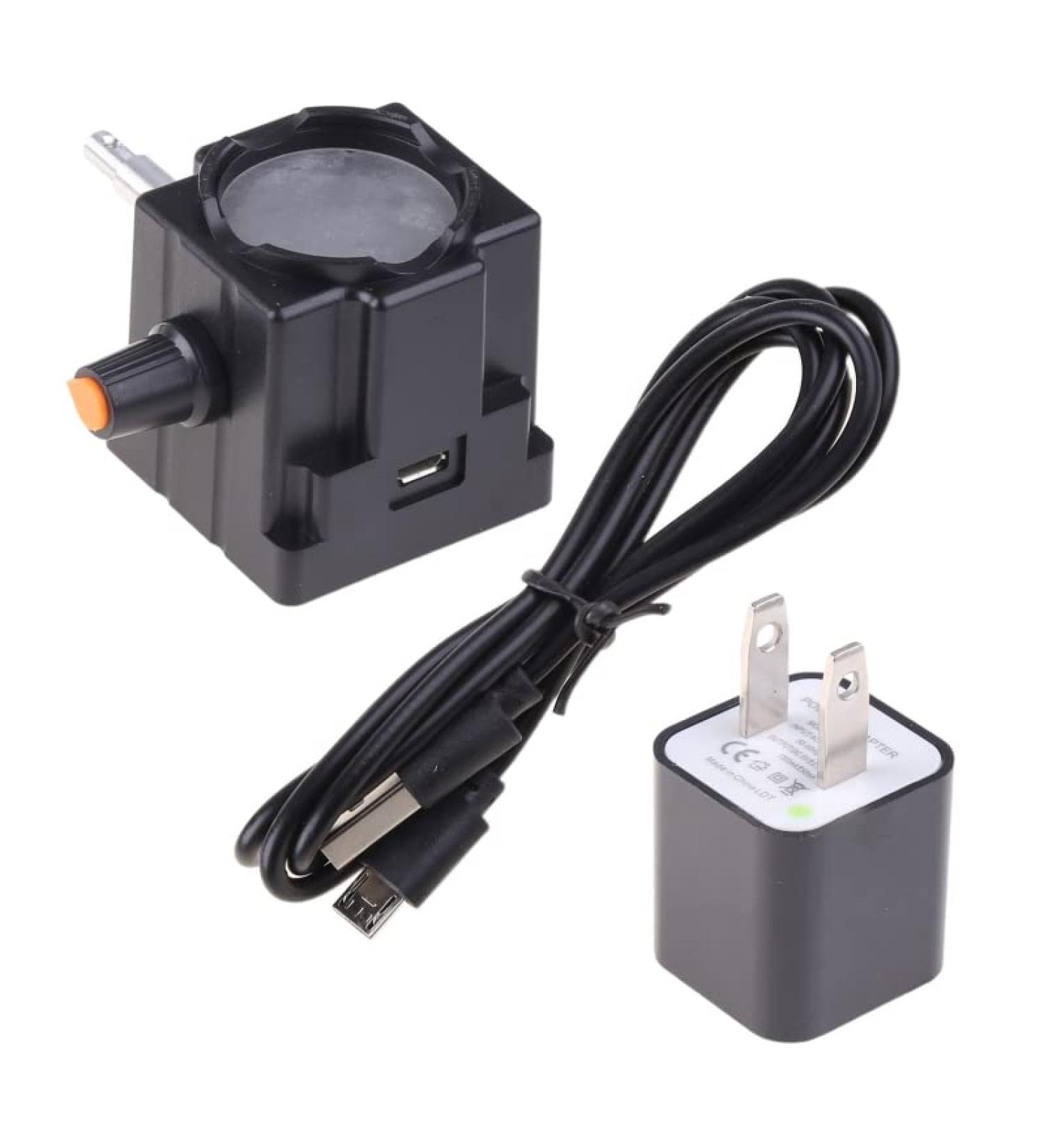 Adjustable USB White LED Bottom Biological Microscope Lamp Source with Adapter - Buy Online on GoSupps.com