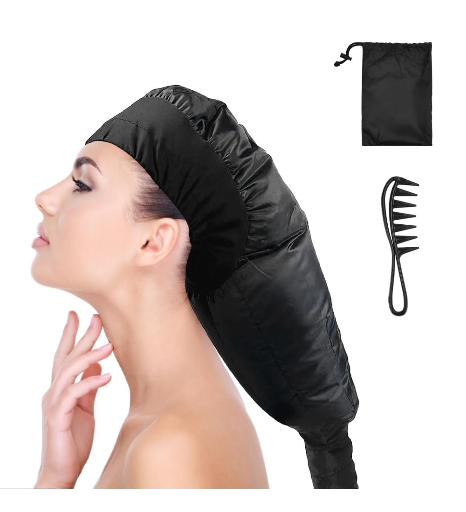 Lanskylan Dry Hood Hair Dryer Cap - Elastic Band Heat Hood for Ladies | Hair Care & Drying Solution - Buy Online on GoSupps.com