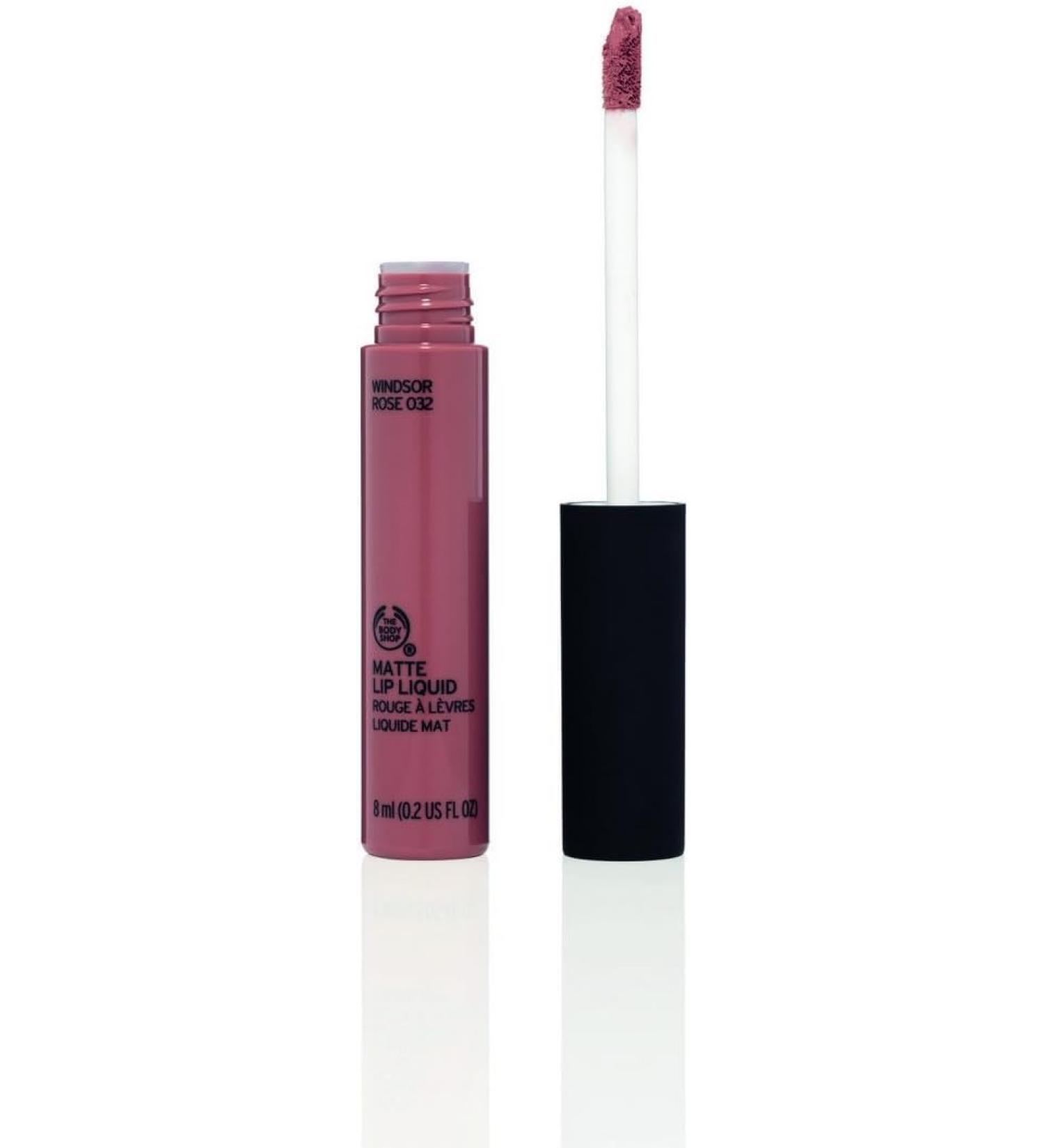 The Body Shop Matte Lip Liquid Windsor Rose 032 - Buy Online on GoSupps.com