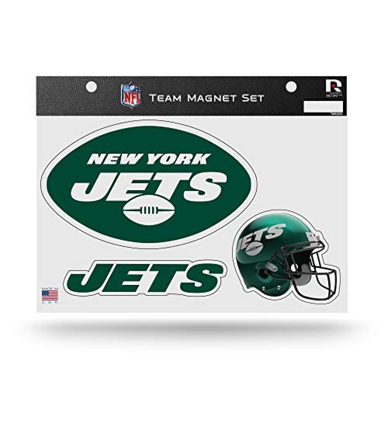 NFL New York Jets Die Cut Team Magnet Set - 8.5 x 11 Sheet - Buy Online on GoSupps.com