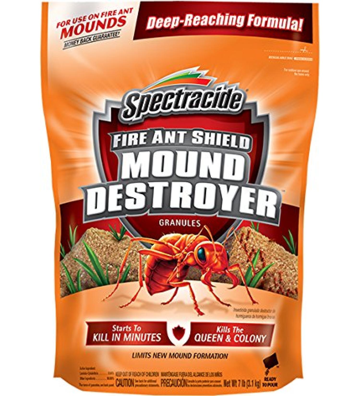 Spectracide Fire Ant Shield Mound Destroyer Granules - 7 lb - Kills Queen and Colony - Buy Online on GoSupps.com