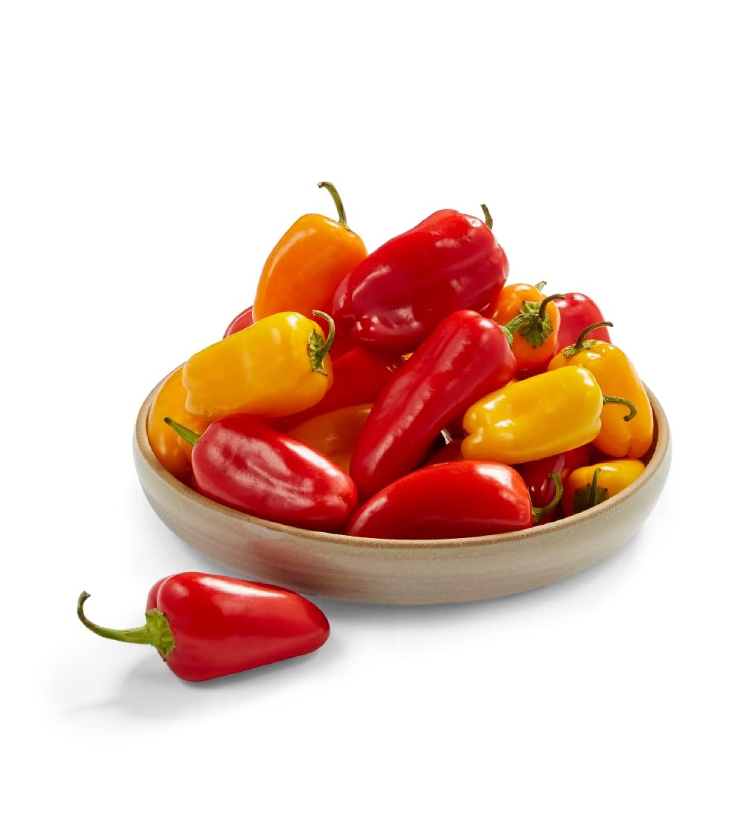 Pepper Sweet Mini Organic, 16 Ounce 1 Pound (Pack of 1)