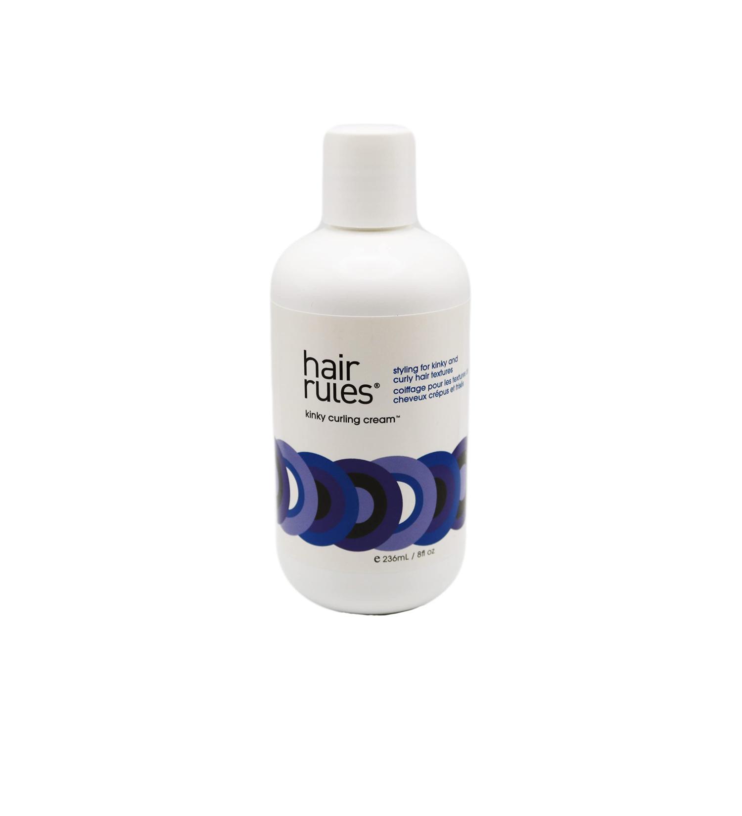 Hair Rules Kinky Curling Cream - Paraben & Sulfate Free for Curly/Wavy Hair 8oz - Buy Online on GoSupps.com