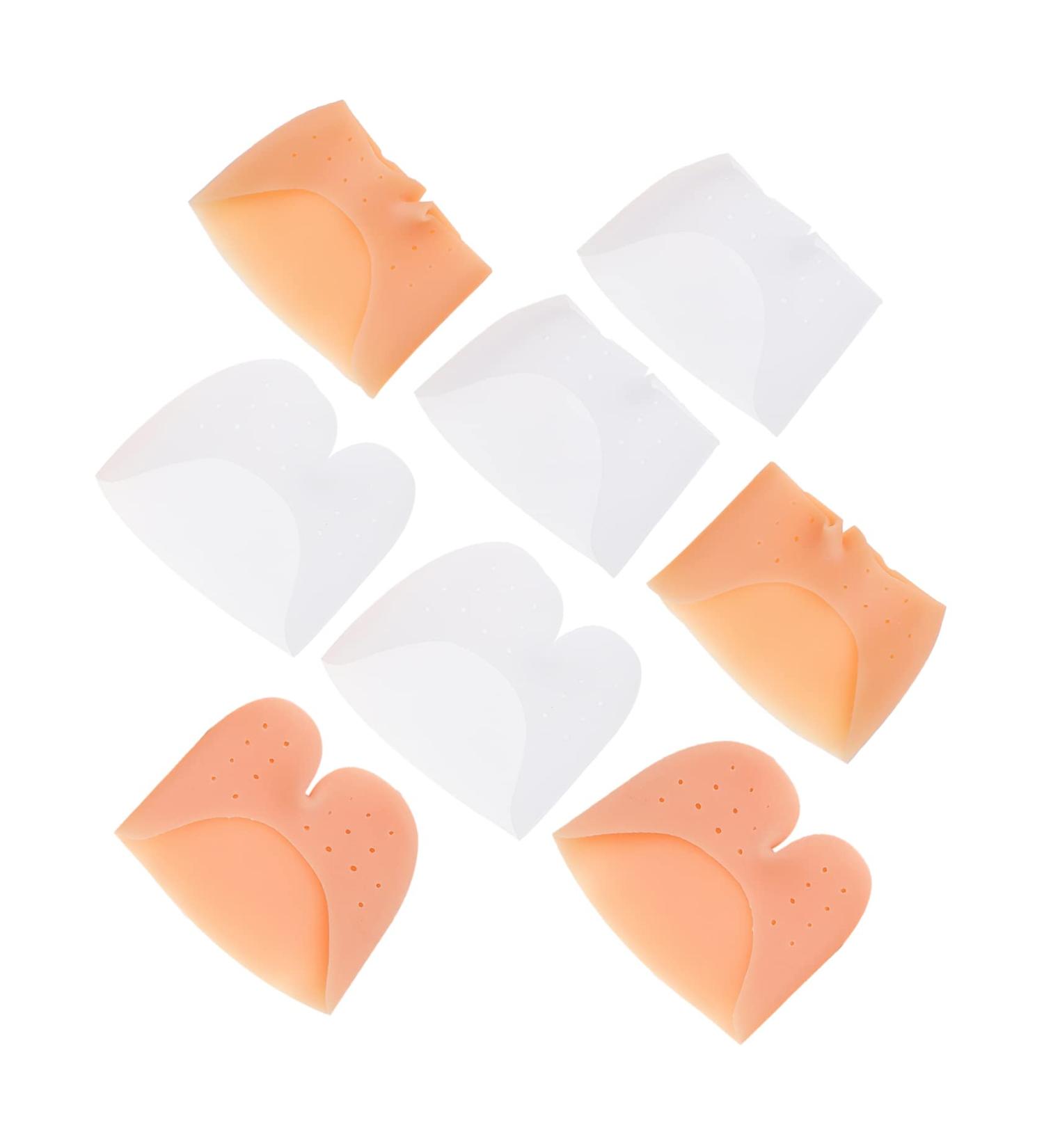Healifty Silicone Gel Toe Protectors - 4 Pairs Foot Protectors for Pointed Shoes - Anti-wear Cushioning Toe Caps for Foot Care - Buy Online on GoSupps.com