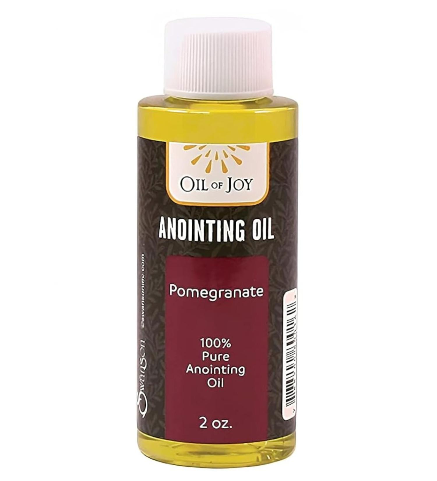 Oil of Joy Pomegranate Anointing Oil - 2 Oz for Prayer & Christian Worship | International Shipping Available - Buy Online on GoSupps.com