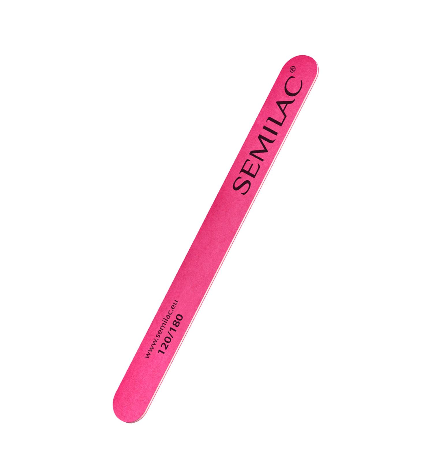 Lima Recta Magenta 120/180 Semilac Quality