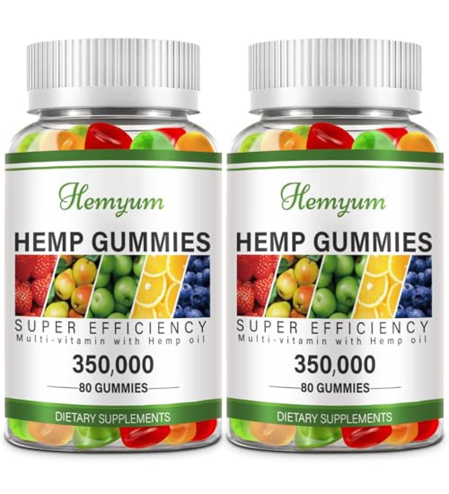 Buy Hemp Gummies for Sleep Pain & Anxiety - Organic Vegan Gummy Edibles - 2 Packs Made in USA - Buy Online on GoSupps.com