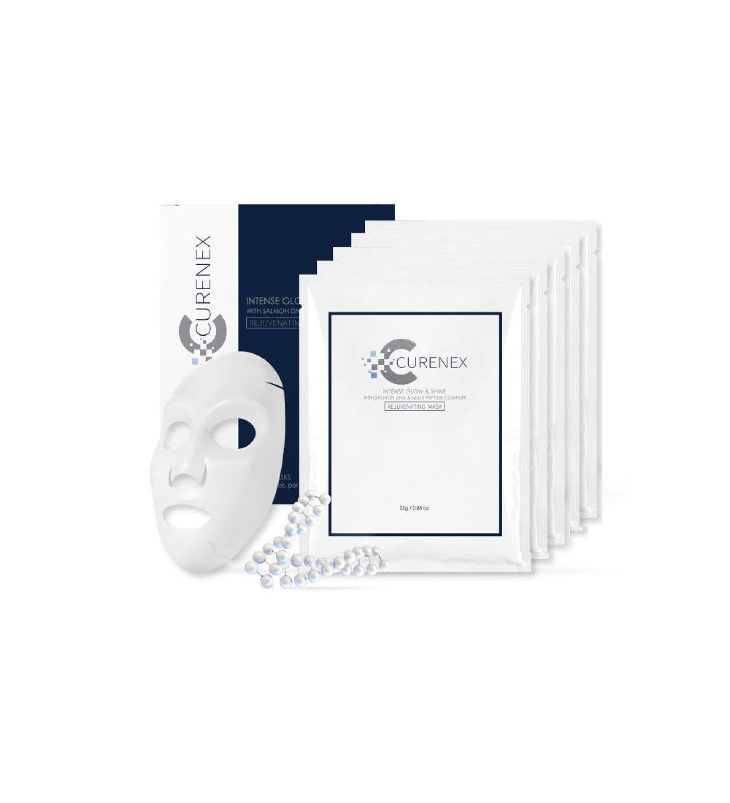 CURENEX Rejuvenating Salmon DNA Mask 30g - Pack of 5 | Top Skincare Treatment - Buy Online on GoSupps.com