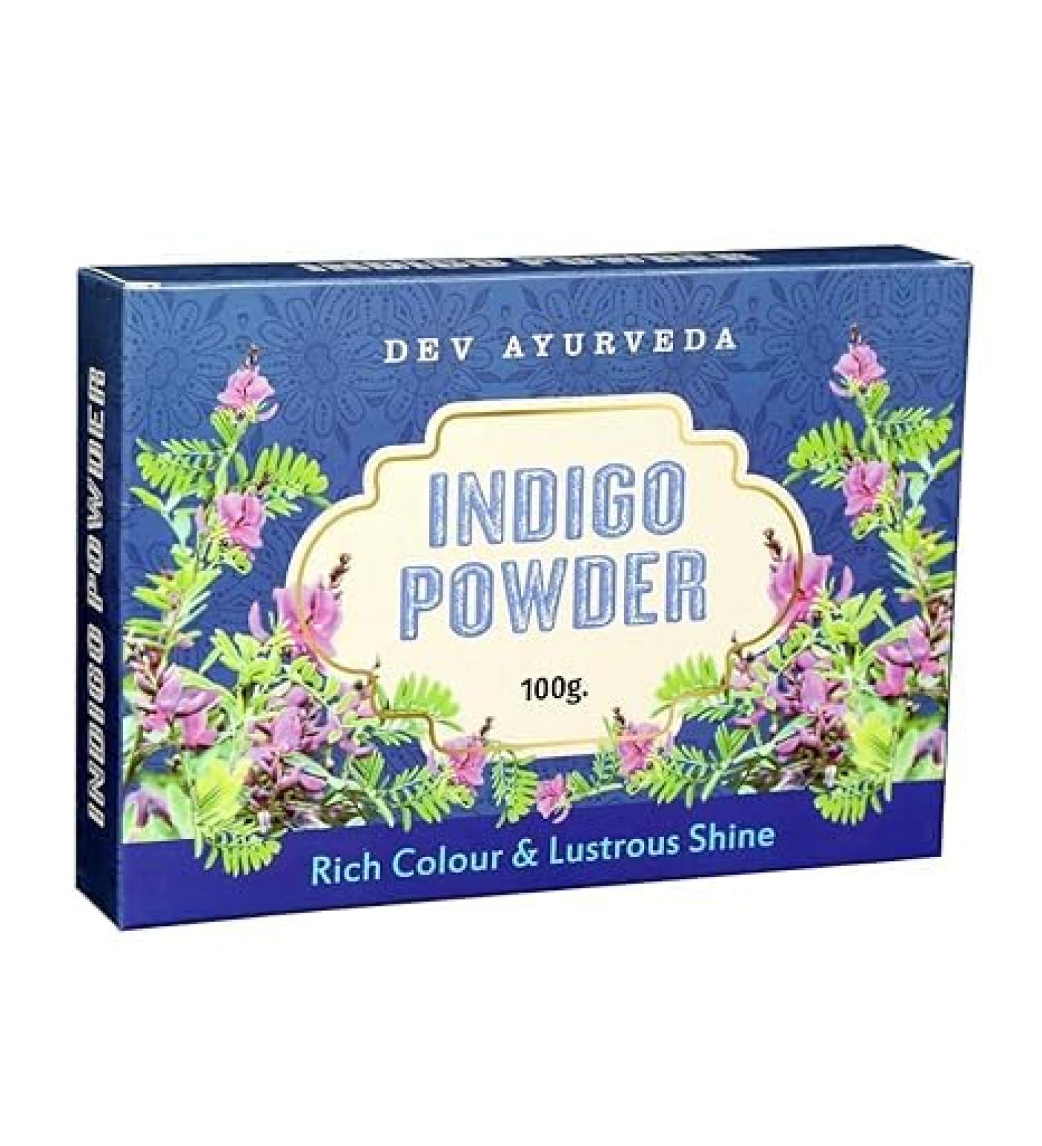 Indigo Powder 200Gm 100gm X 2 Packs Organic Natural & Safe - Buy Online on GoSupps.com