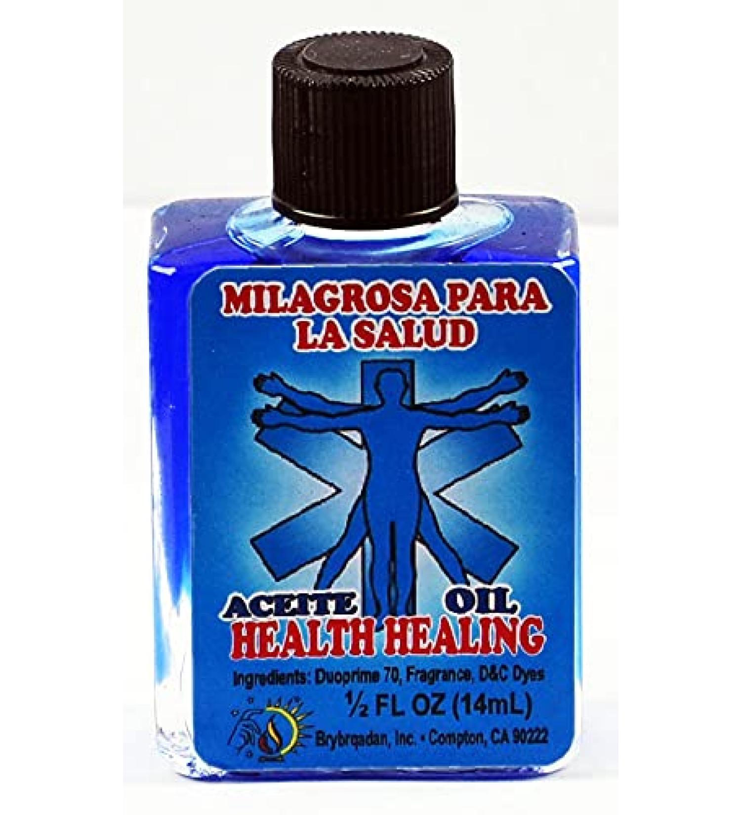 1 Piece BRYBRADAN Health Healing Spiritual Oil MILAGROSA para LA SALUD ACEITE ESPIRITUAL -1/2 FL OZ 14.7ML HEALTH HEALING 1