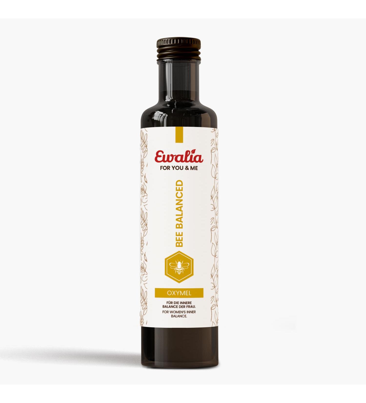 Ewalia for You & Me Oxymel Bee Balanced Harmony and Balance for the Female Body with the Force of Nature 100% Natural without Unnecessary Additives Made in Austria 500ml