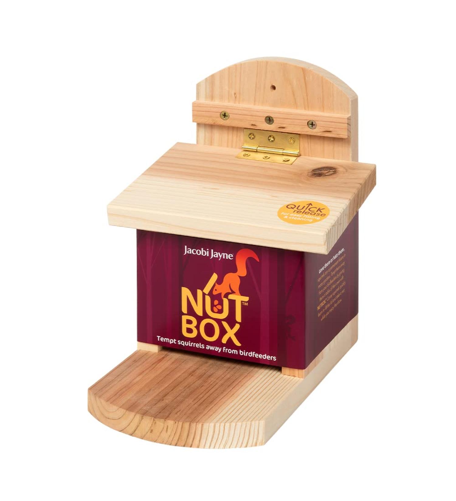 Jacobi Jayne Nutbox Squirrel Feeder - UK Garden Squirrel Feeder with Quick Release Mount - Buy Online on GoSupps.com