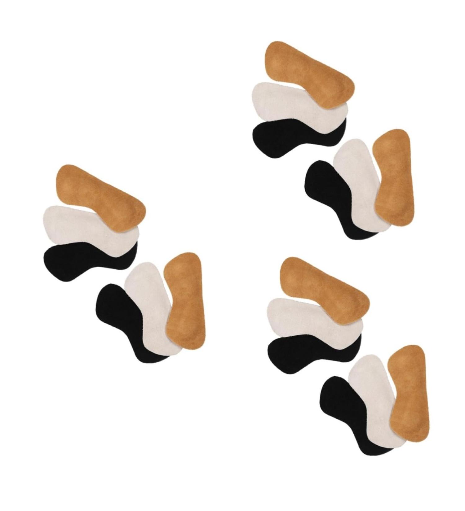 FOMIYES 9 Pairs Heel Grips Cushion - Self-Adhesive High Heel Pads for Men & Women | Leather Insole Liner & Protector - Buy Online on GoSupps.com