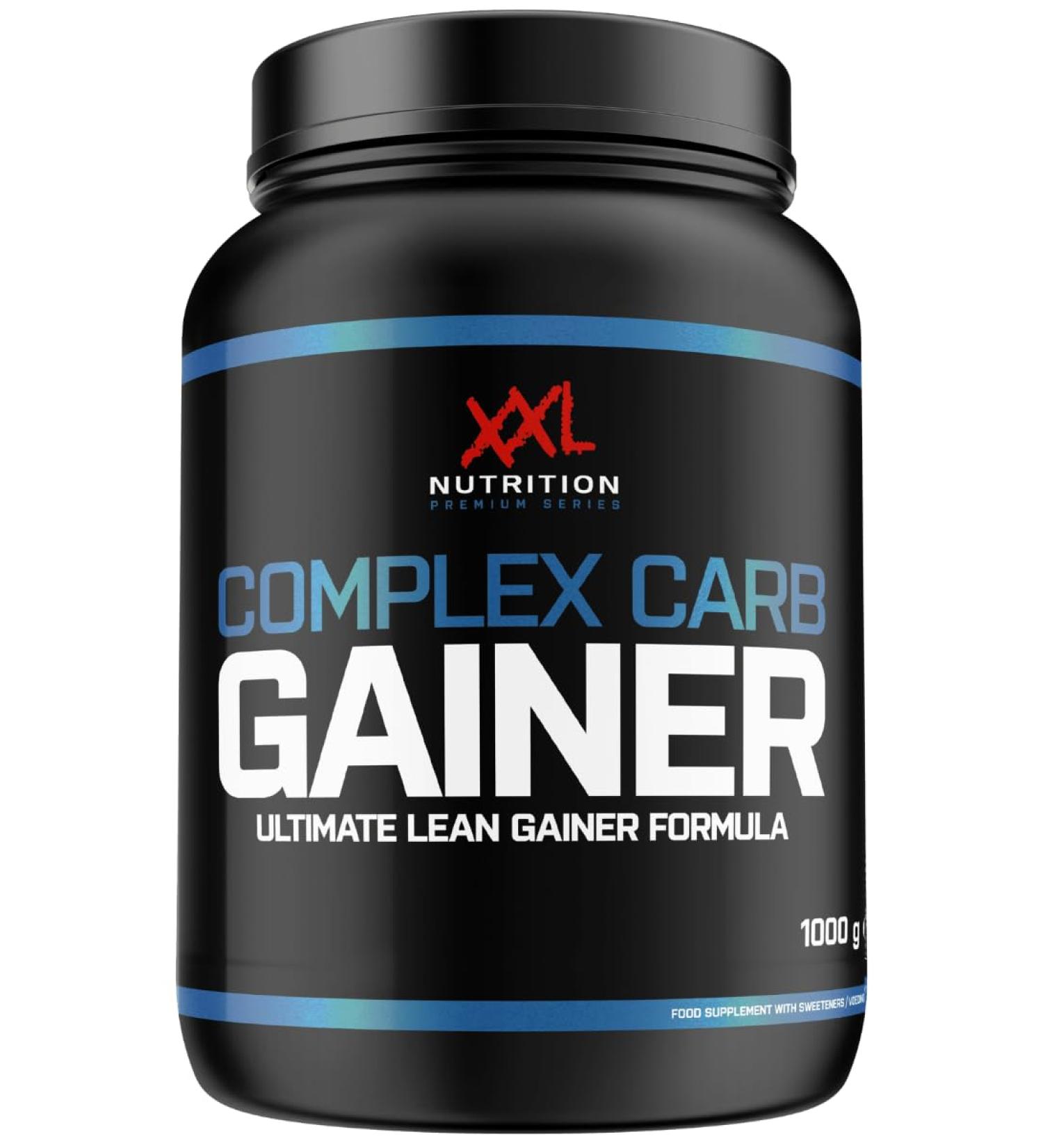 XXL Nutrition Complex Carb Gainer Meal Replacement Weight Gainer Mass Gainer Shake Muscle Growth & Recovery Various Flavors Strawberry 1000 Gram 1020 shakes Strawberry 1000 gram - Buy Online on GoSupps.com