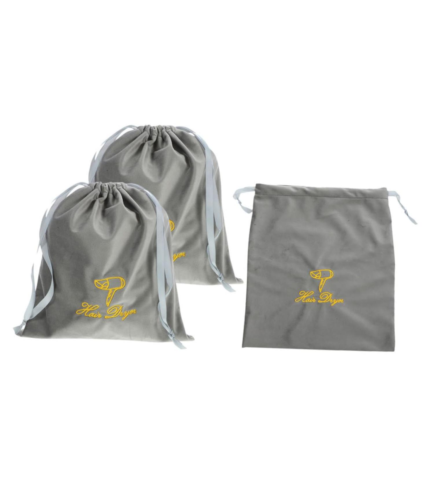 WOONEKY 3pcs Hair Dryer Storage Bag Hair Dryer Organizer Blow Dryer Bag Hair Dryer Travel Pouch Fabric 35.00X30.00X0.50CM As Shown - Buy Online on GoSupps.com
