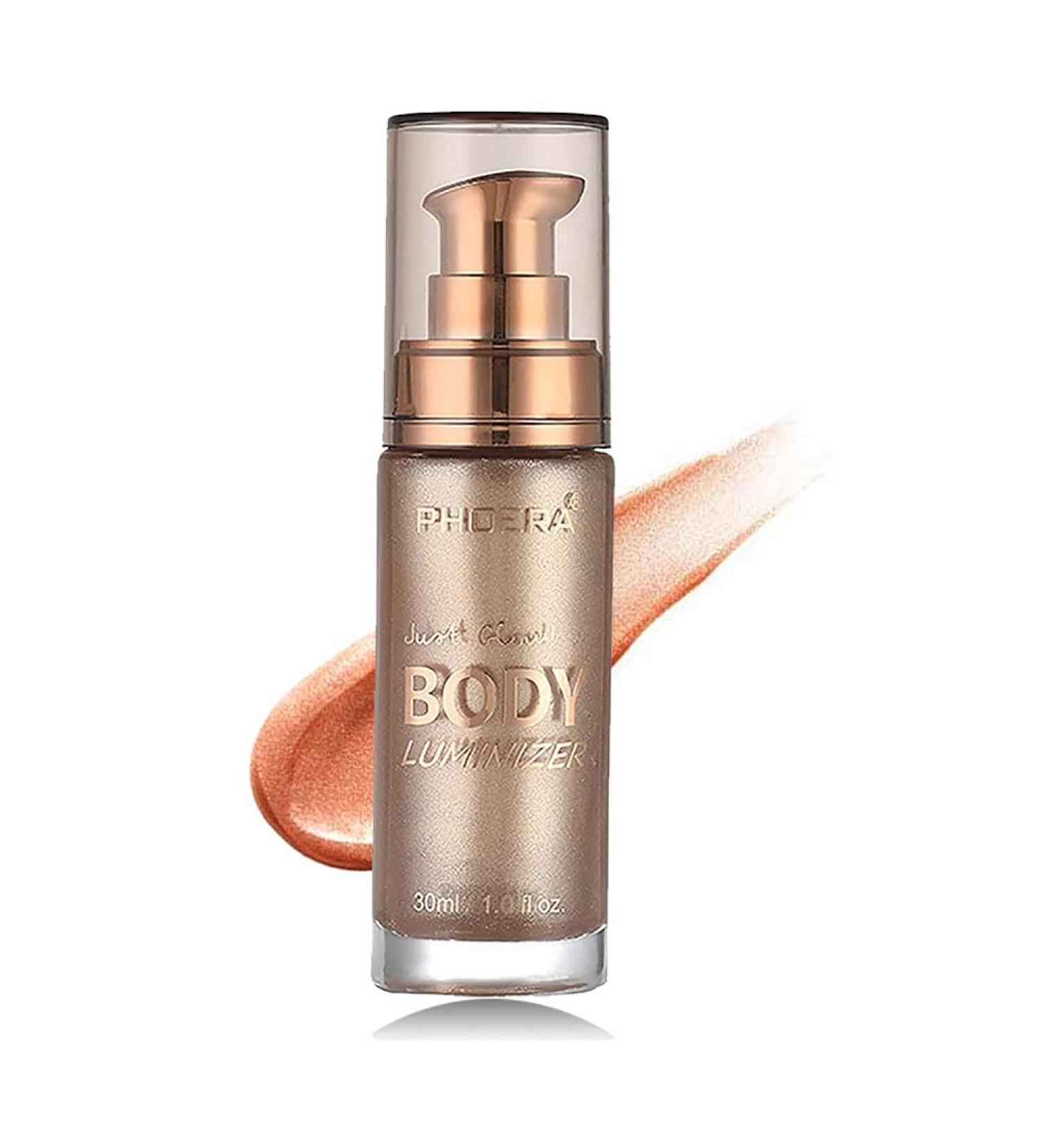 Phoera Liquid Highlighter Body Shimmer Waterproof Bronzer Spray - 101 Rose Golden - Buy Online on GoSupps.com
