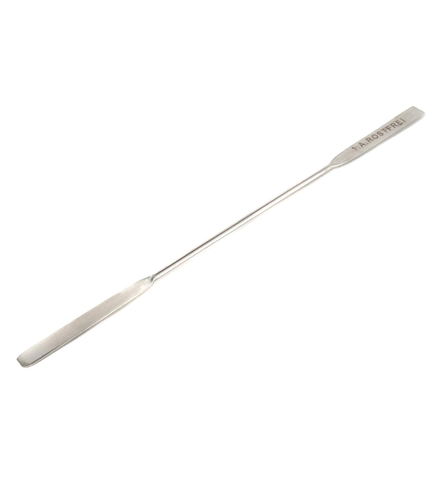 blueINOX Micro-Doppelspatel (Salbenspatel/Laborspatel) 10 cm - verchromt