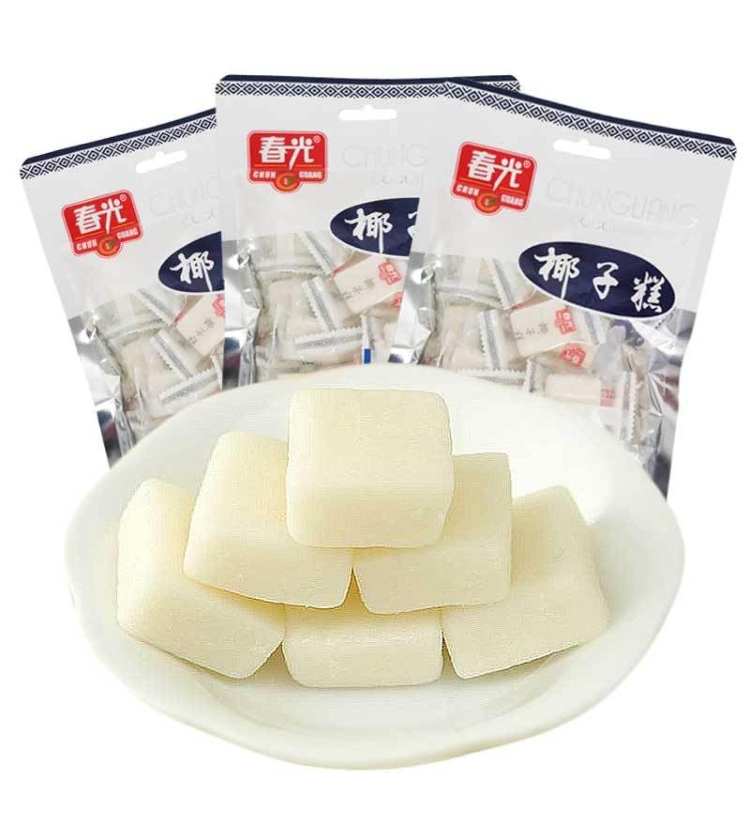Ready to eat coconut cake healthy and nutritious breakfast bread delicious pastry coconut juice soft cake candy 200g/bag traditional cake dim sum Chinese snack gift package (2 bags) - Buy Online on GoSupps.com