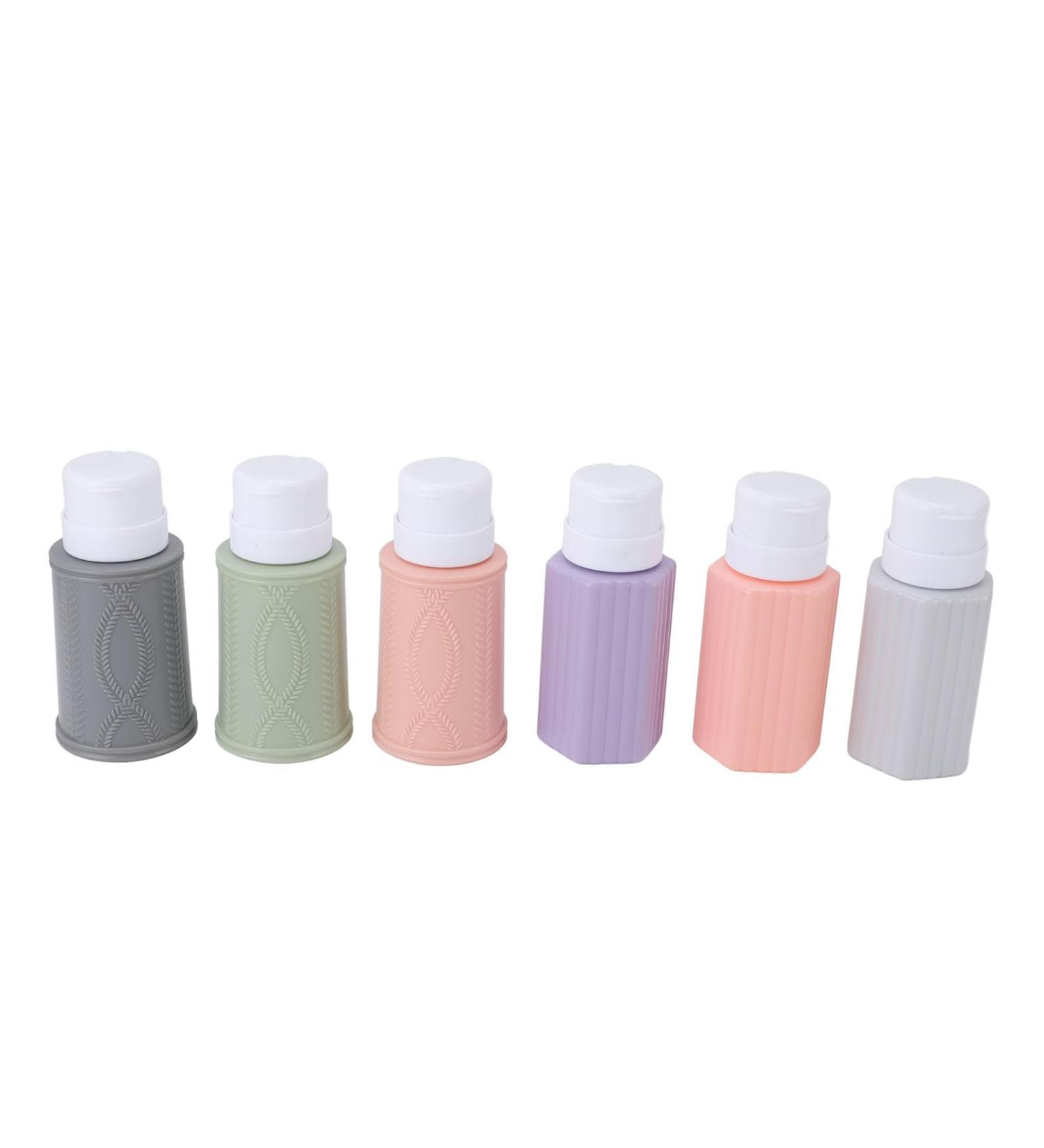 ZJchao 220ML Nail Care Bottle Nail Polish Dispenser Pump Bottle Reusable Press Bottle for Manicure with Sealing Cap ABS Material Dispensing Bottle for Storing Nail Polish on Nail Art - Buy Online on GoSupps.com