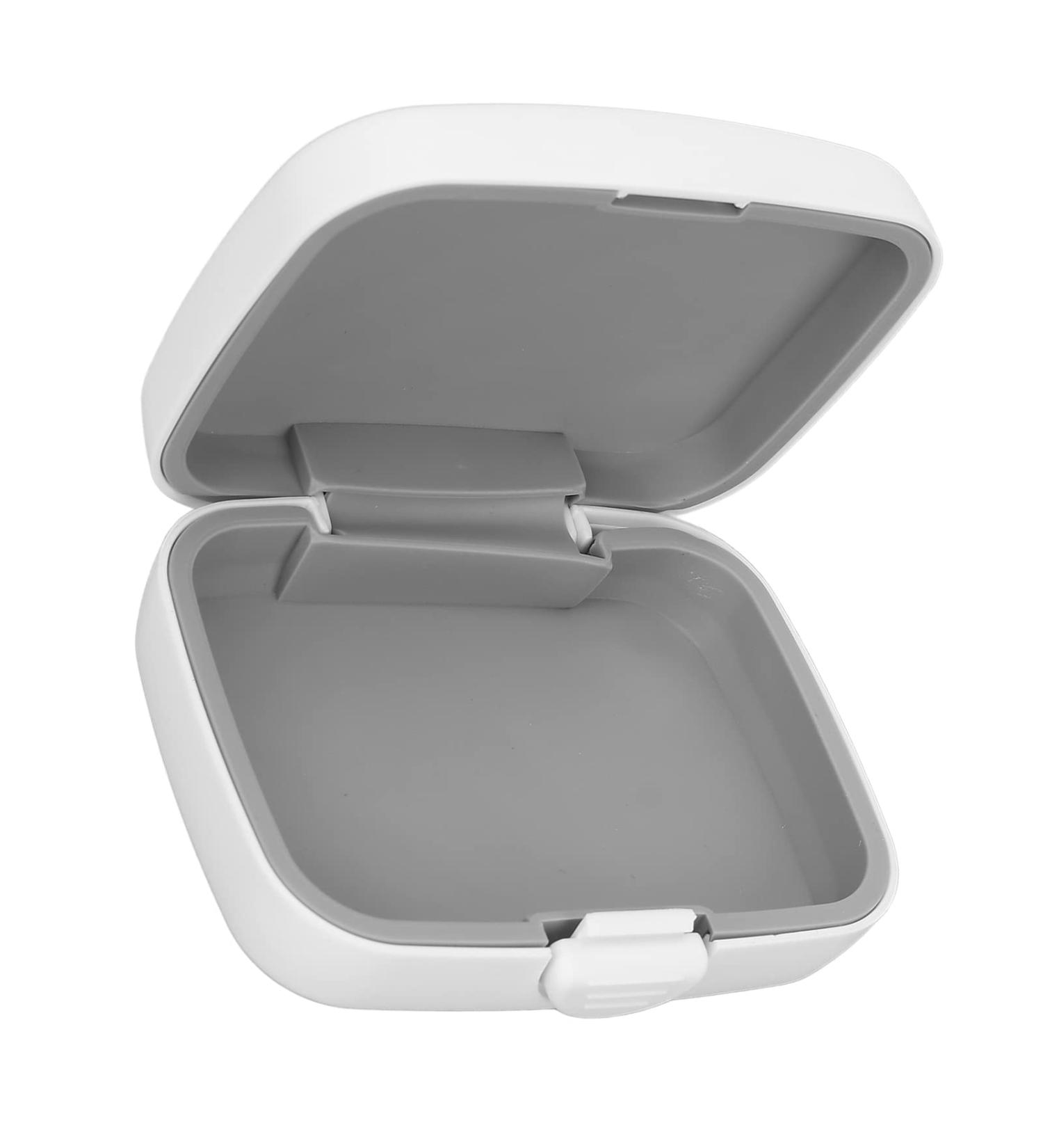 Hearing Aid Case Compact Hearing Aid Hard Protective Storage Box Shell Hard Storage Box Organizer for Sound Amplifier (3.35 x 2.56 x 1.18in) White - Buy Online on GoSupps.com