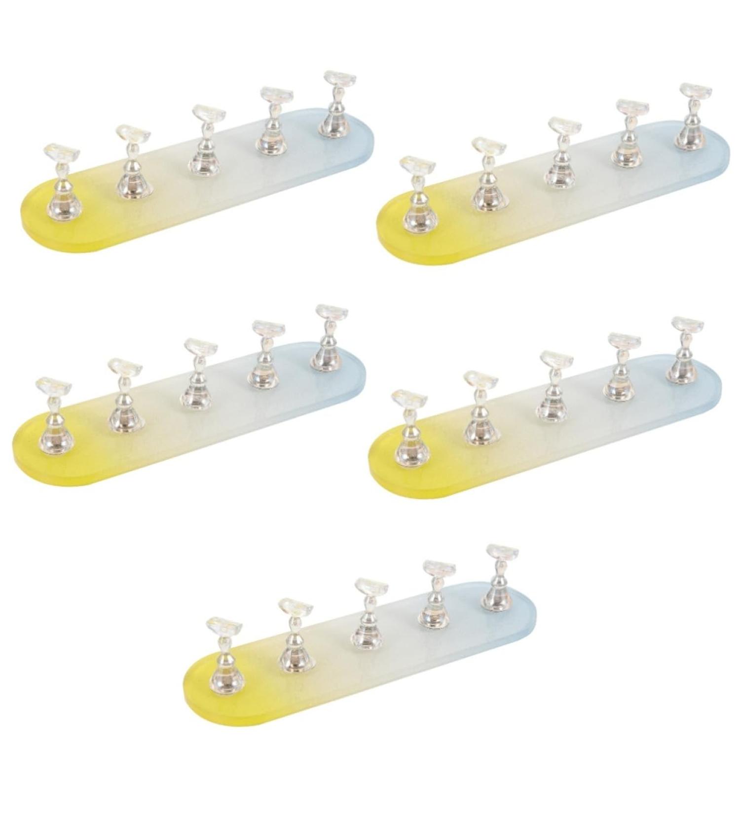 FRCOLOR 5 Sets Nail Practice Holder Practice Nail Stands Training Nail Display Magnetic Nail Racks Beauty Nail Holders Nail Art Practice Decor Creative Nail Stands Cosmetic Plastic Aurora - Buy Online on GoSupps.com