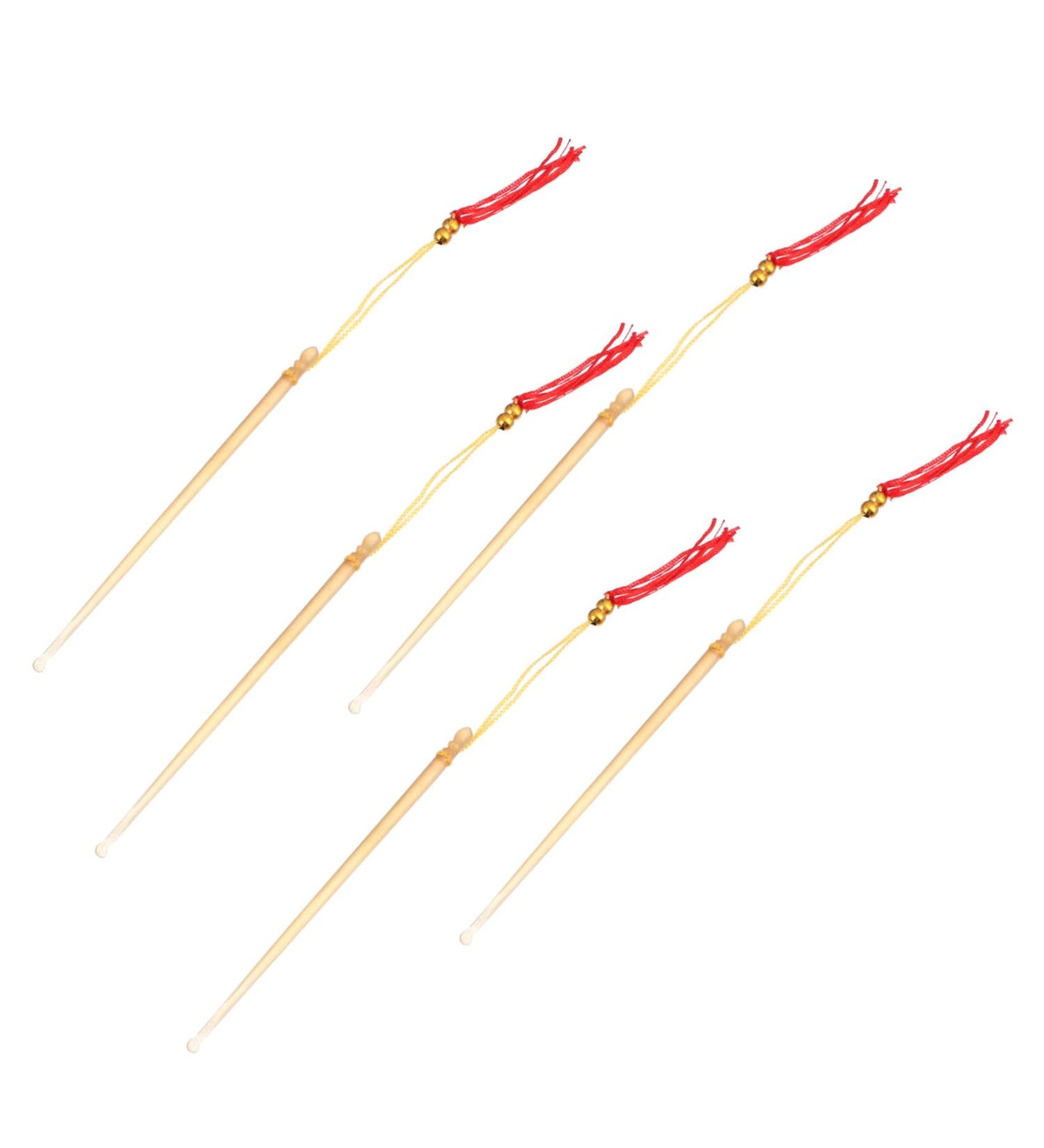 PLAFOPE 5pcs Portable Ear Cleaning Tool Non-Slip Handle Ear Wax Removal Scoops for Quick and Safe Earwax Digging Kit with Tassel Lanyard Random Color - Buy Online on GoSupps.com