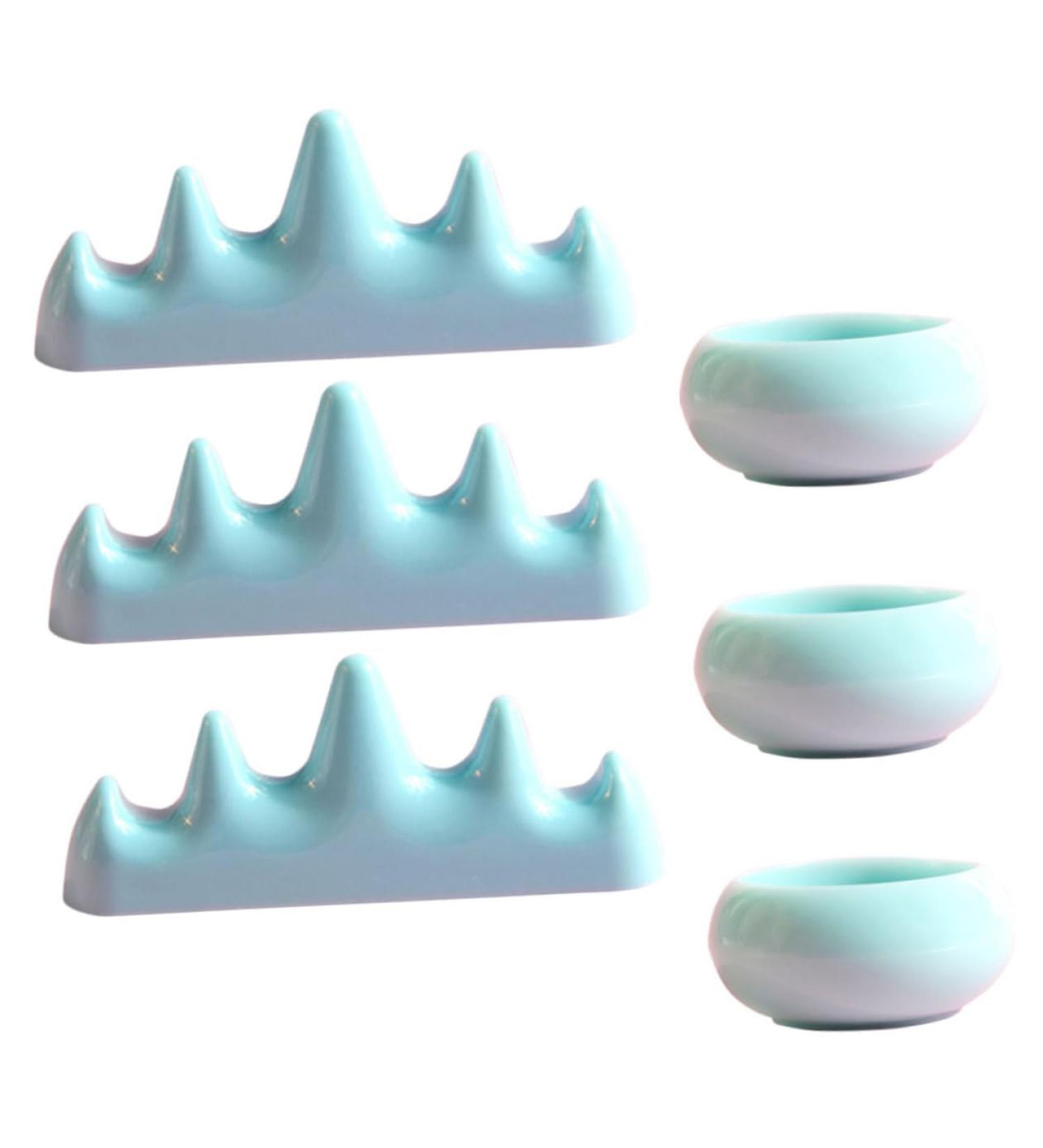 Beatifufu 1 Set Nail Art Brush Cup Bask Manicure Bowl Candle Holder Make up Holder Manicure Pen Holder Dip Nail Remover Gel Acetona Nail Brush Wash Holder Plastic Washing Rack Washing Cups - Buy Online on GoSupps.com