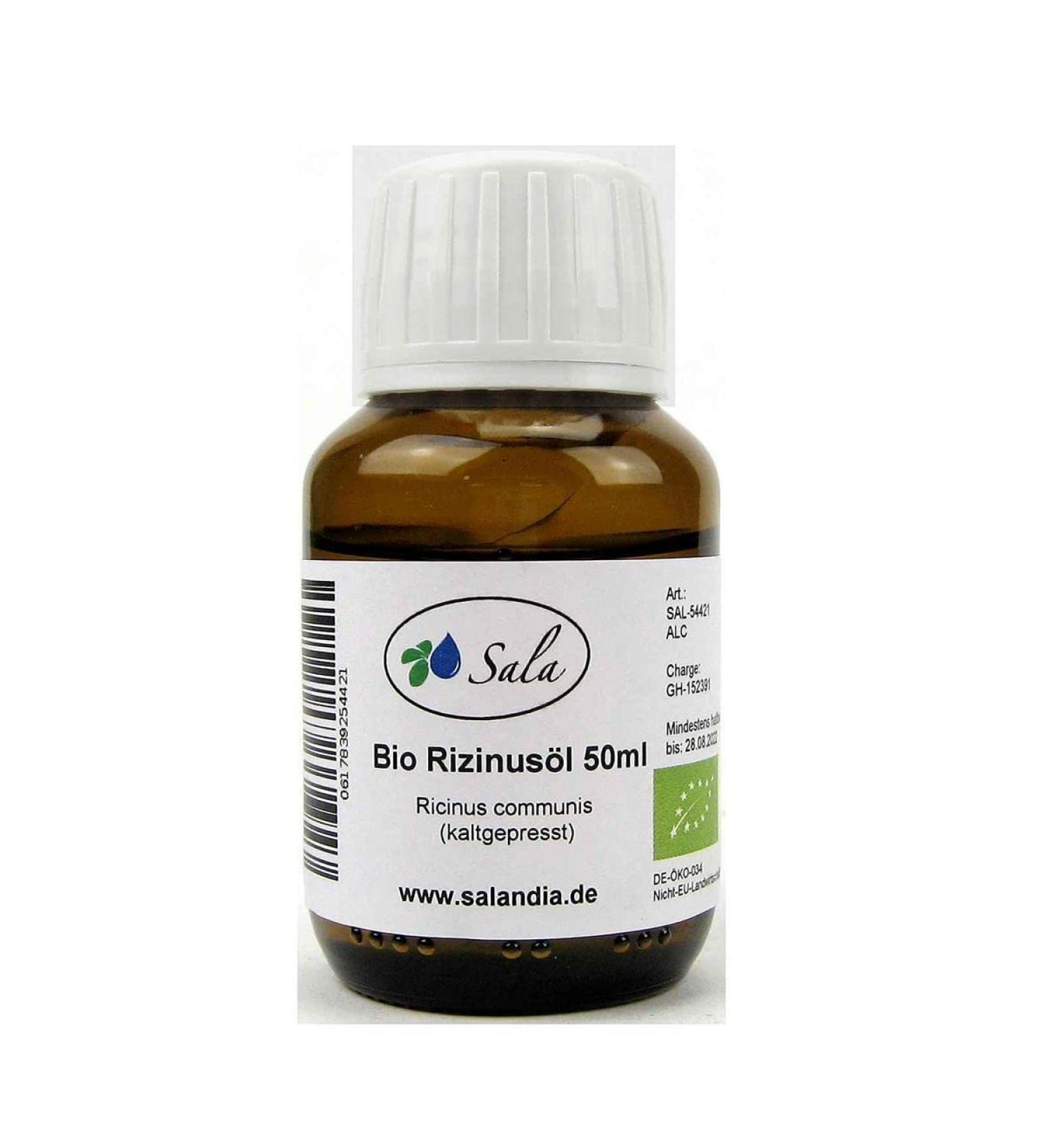 Sala castor oil cold pressed organic 50 ml Alcoa