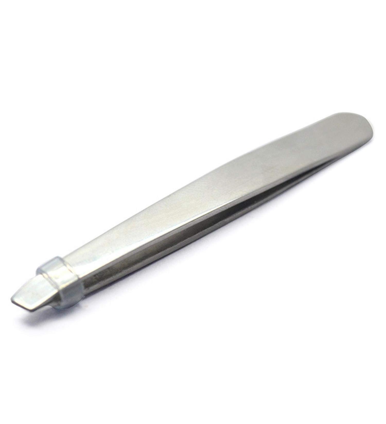 Premium Stainless Steel Eyebrow Tweezers | Precision Hair Removal with Beveled Tips - Multi-Purpose Face Tweezers - Buy Online on GoSupps.com