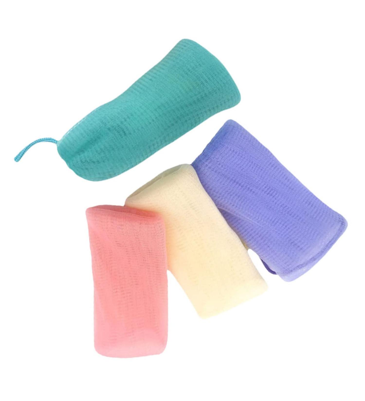FRCOLOR 4pcs Soap Mesh Bag Set - Multi-use Foaming Soap Pouch Travel Accessories & Storage Solution for Body Loofah & Piercing Kits - Buy Online on GoSupps.com