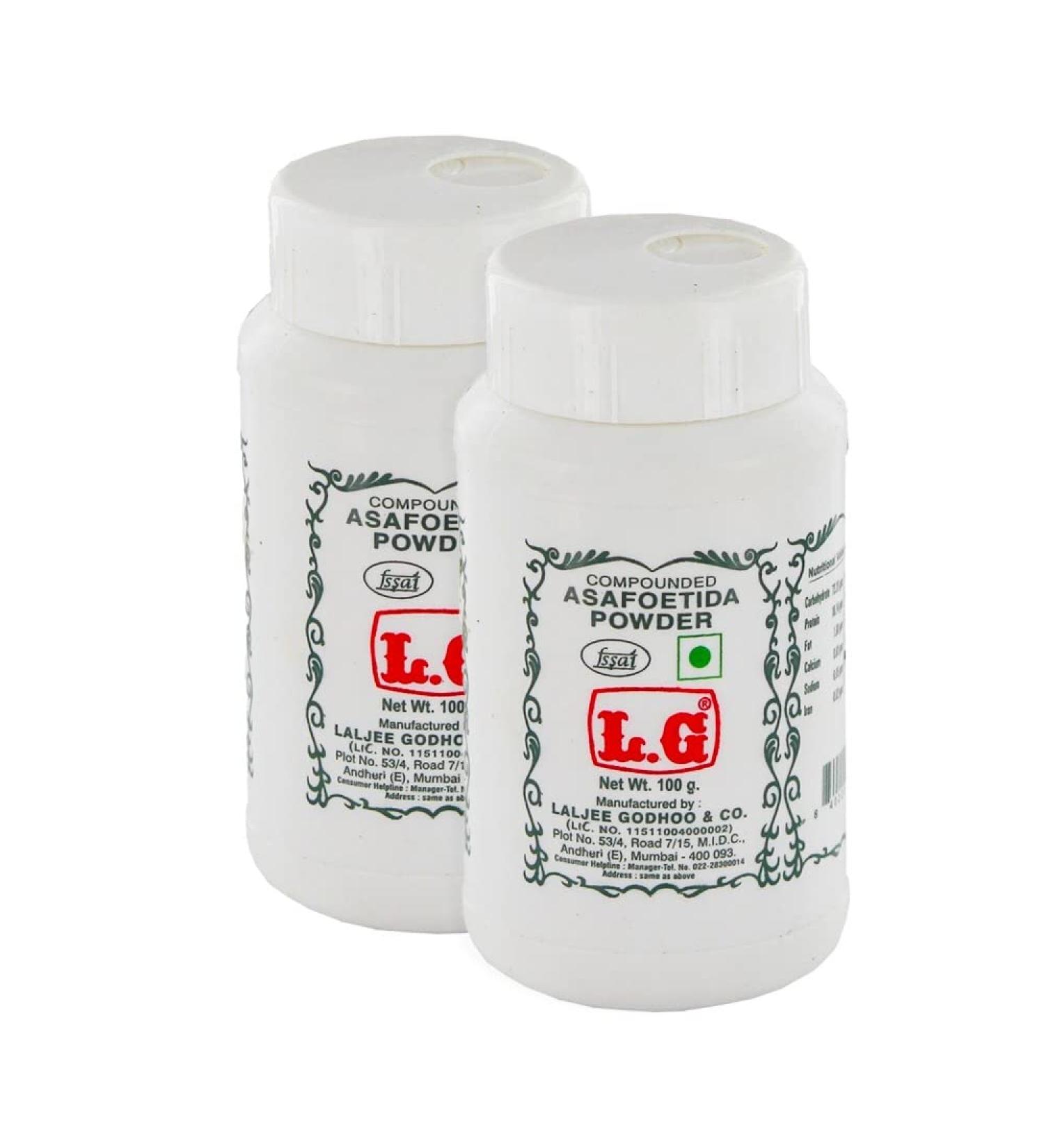 L.G Compounded Asafoetida Powder | 100G | Hing Powder | Enhancer Ground Spice | Yellow Asafoetida Powder | Asafoetida Spice for Cooking | Inidan Origin (Pack of 2) - Buy Online on GoSupps.com