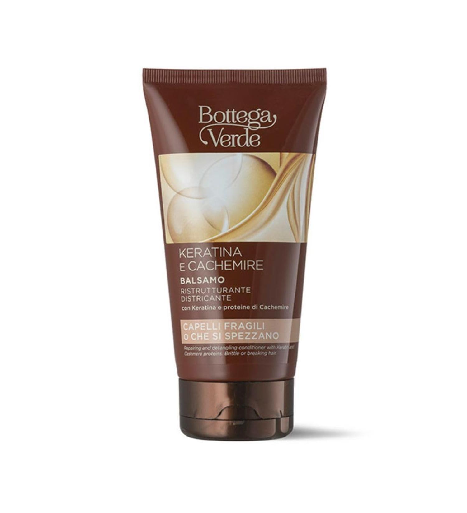 Bottega Verde Bottega Verde Keratin and Cashmere - Restructuring Detangling Balm - with Keratin and Cashmere proteins (150 ml) - for brittle or damaged hair