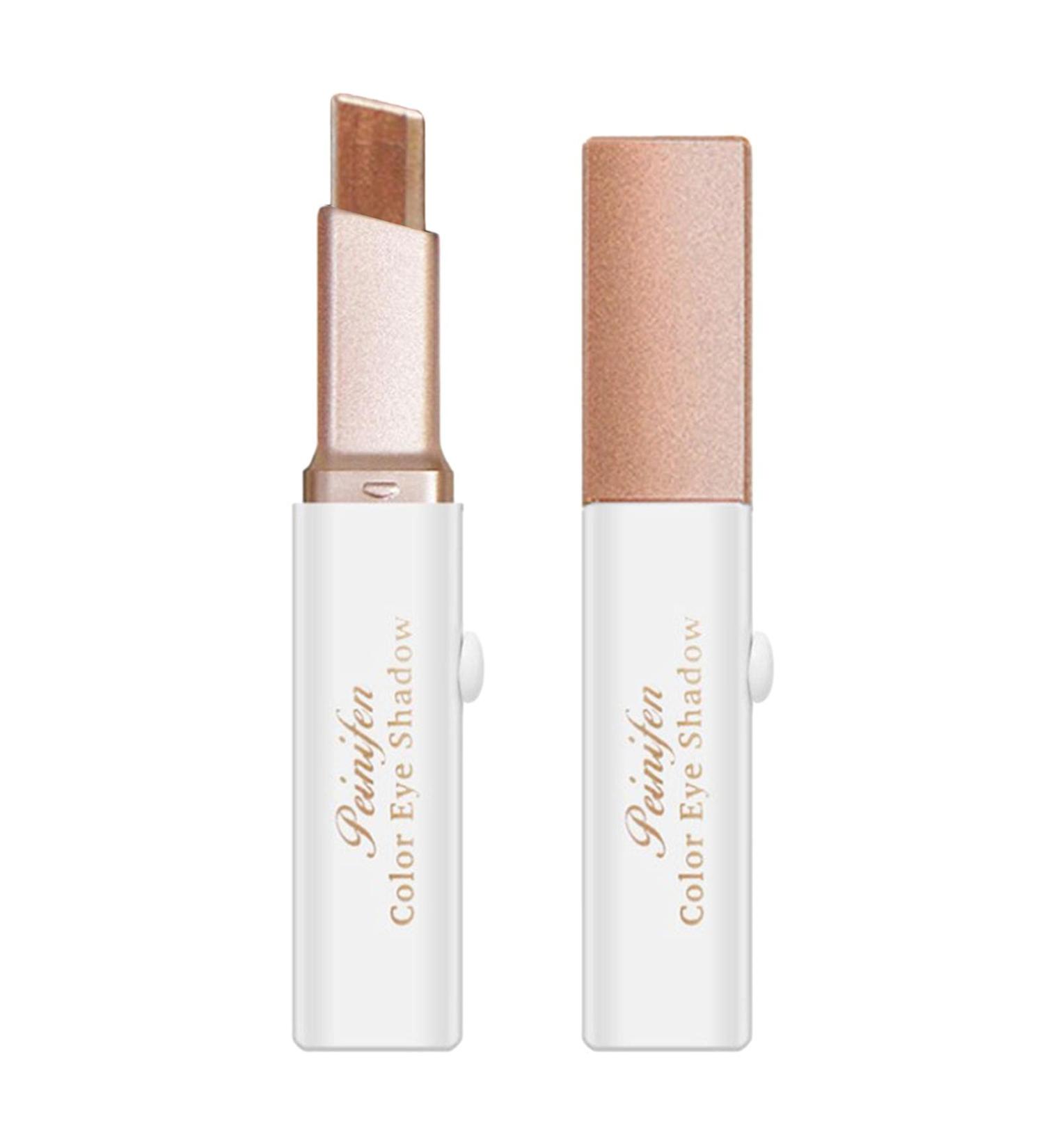 Eyeshadow Stick for Eyes - Natural Pink Brown 6 Gradient Bicolor Shimmer Eye Shadow for Women Girls Eyes Cosmetics Makeup Beginner Matte Finish Shimmer Waterproof Long Lasting Eyeshadow Pencils/ 04#earth Color - Buy Online on GoSupps.com