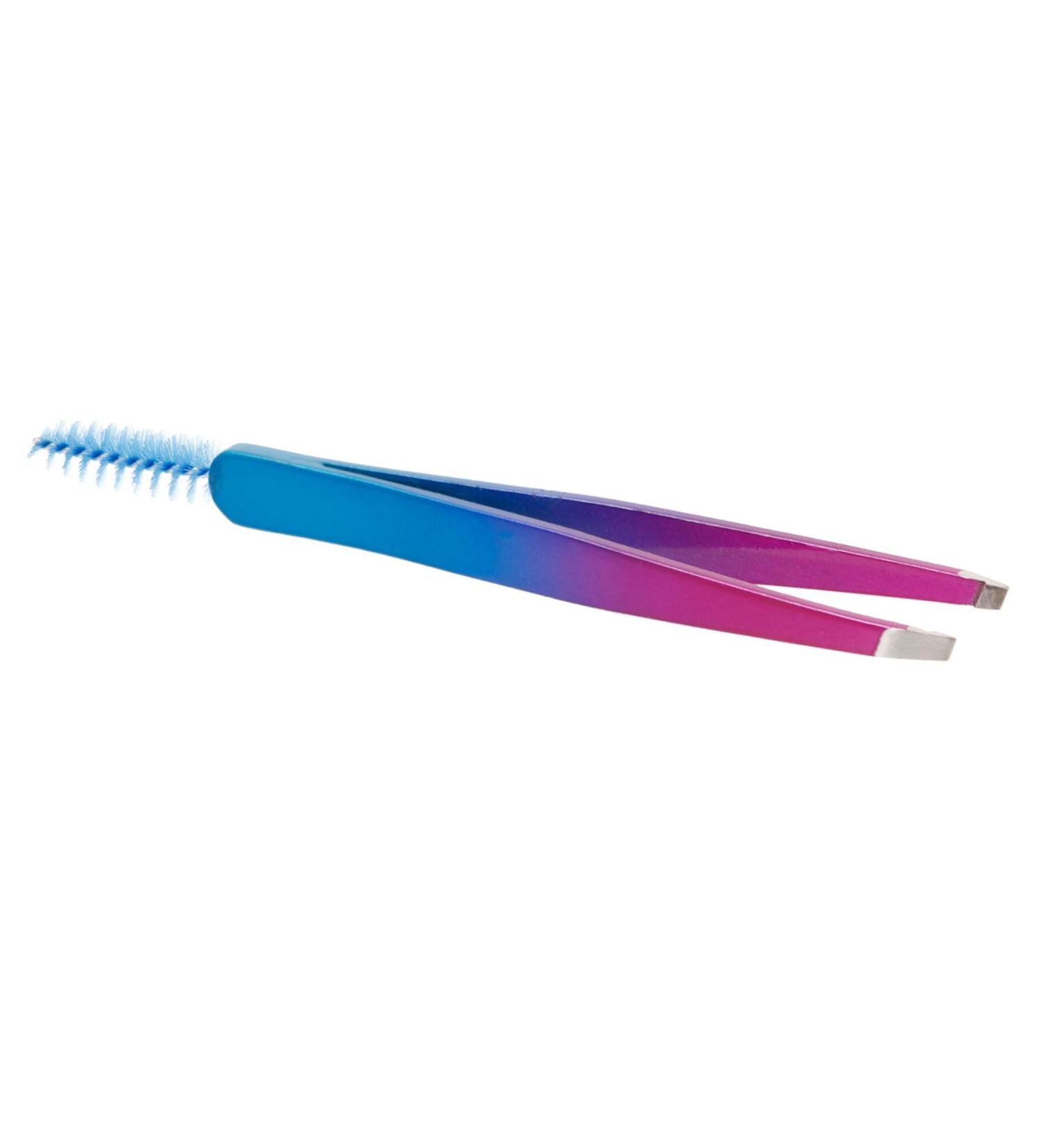 FOMIYES Stainless Steel Eyebrow Tools Travel Eyebrow Clamp Eyebrow for Women Beauty Tool Eyebrow Tweezer with Brush Eyebrow with Brush Eyebrow Clip Miss 2 in 1 12.00X1.00X0.80CM Colorful - Buy Online on GoSupps.com
