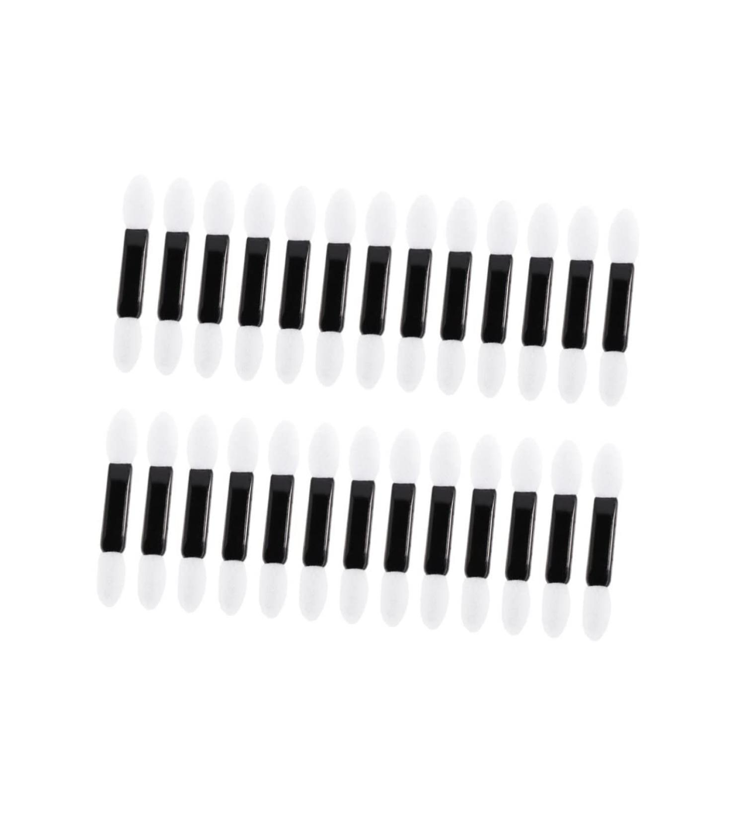 Mikinona Makeup Eyeshadow 100pcs Women s Suits Eyeshadow Sponge Brush Eye Shadow Applicator Set Travel Toolkit Cosmetic M White - Buy Online on GoSupps.com